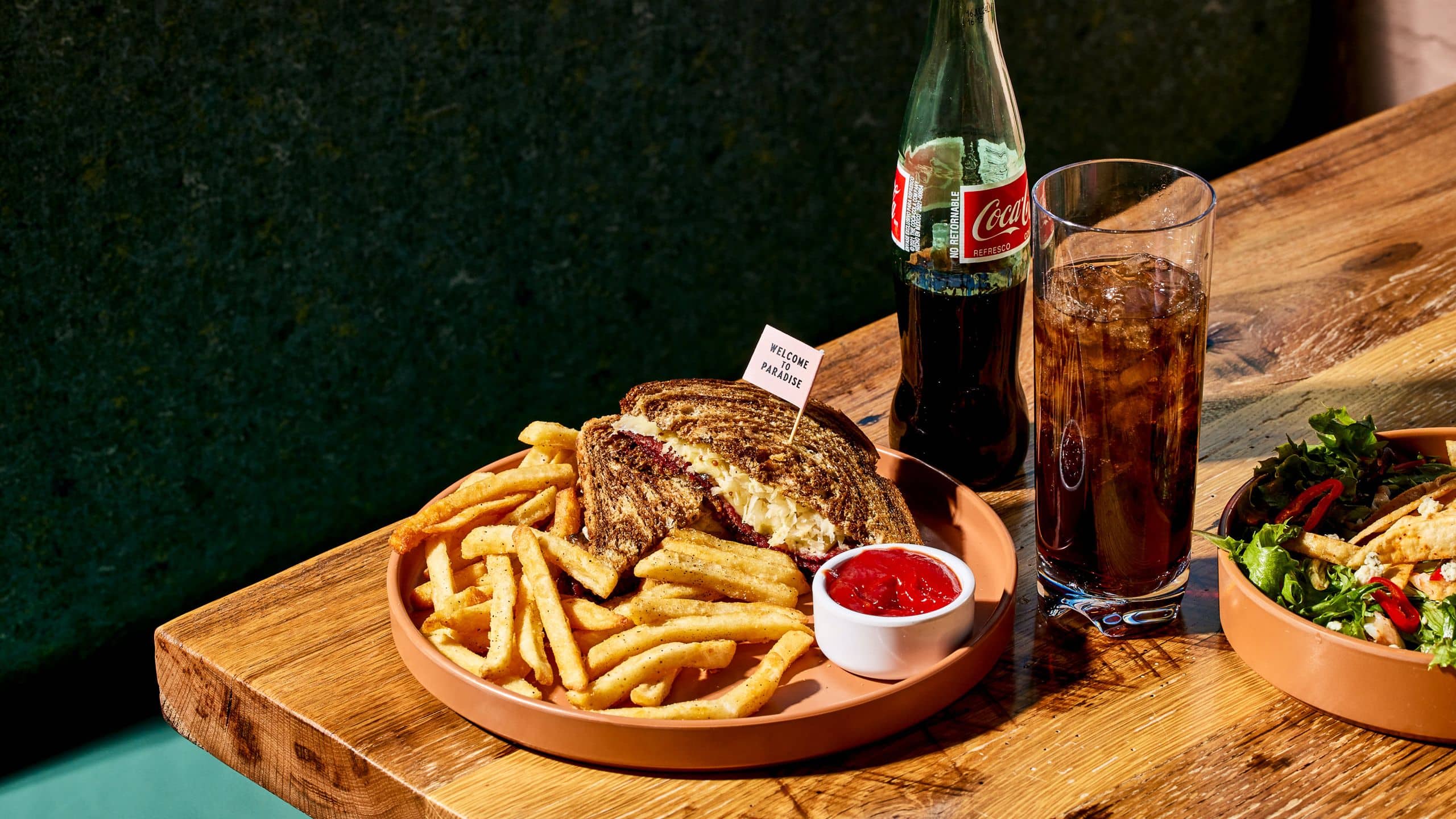 Fordson Hotel Pool Bar Ruben Sandwich