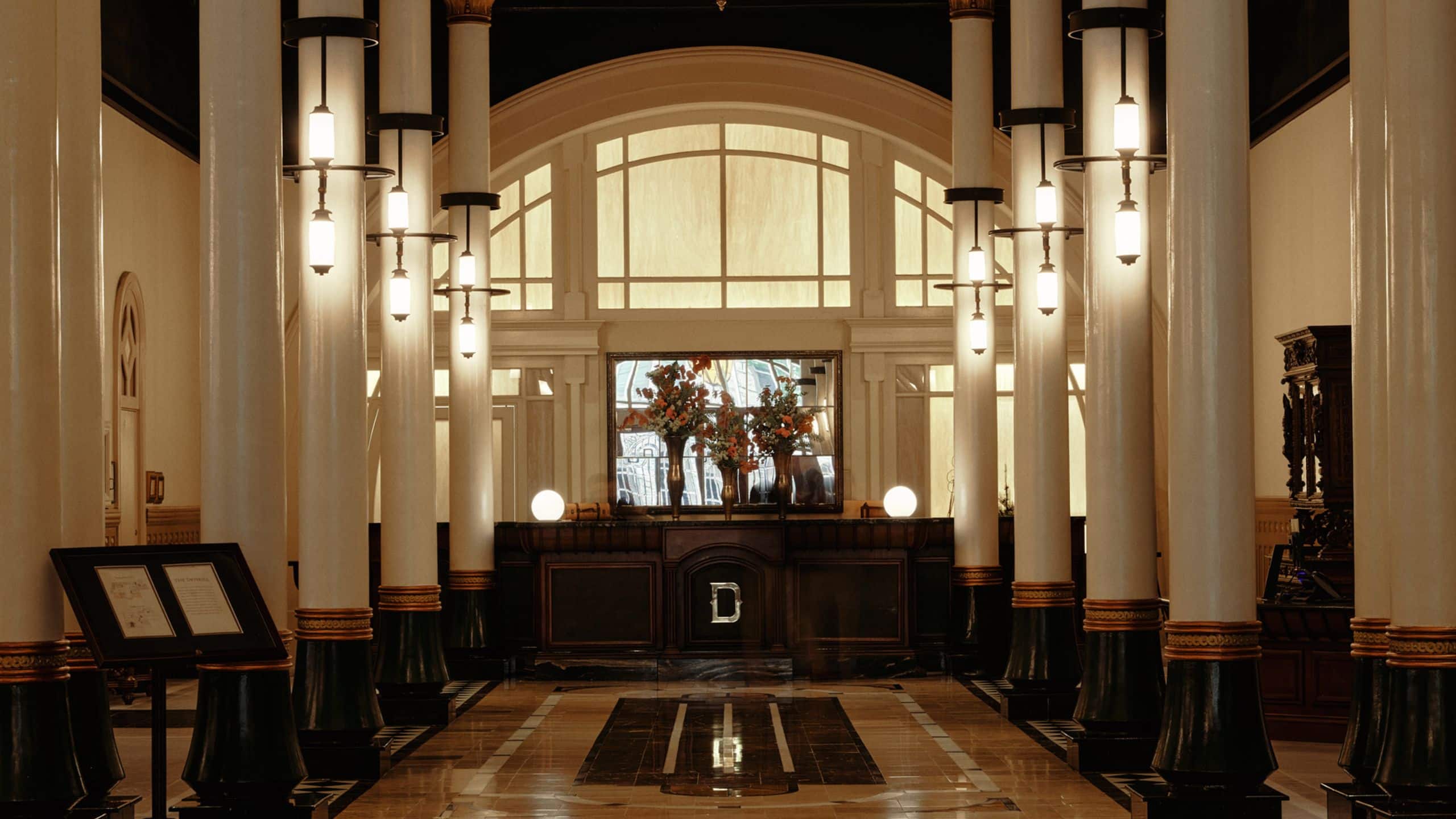 The Driskill Lobby Front Desk