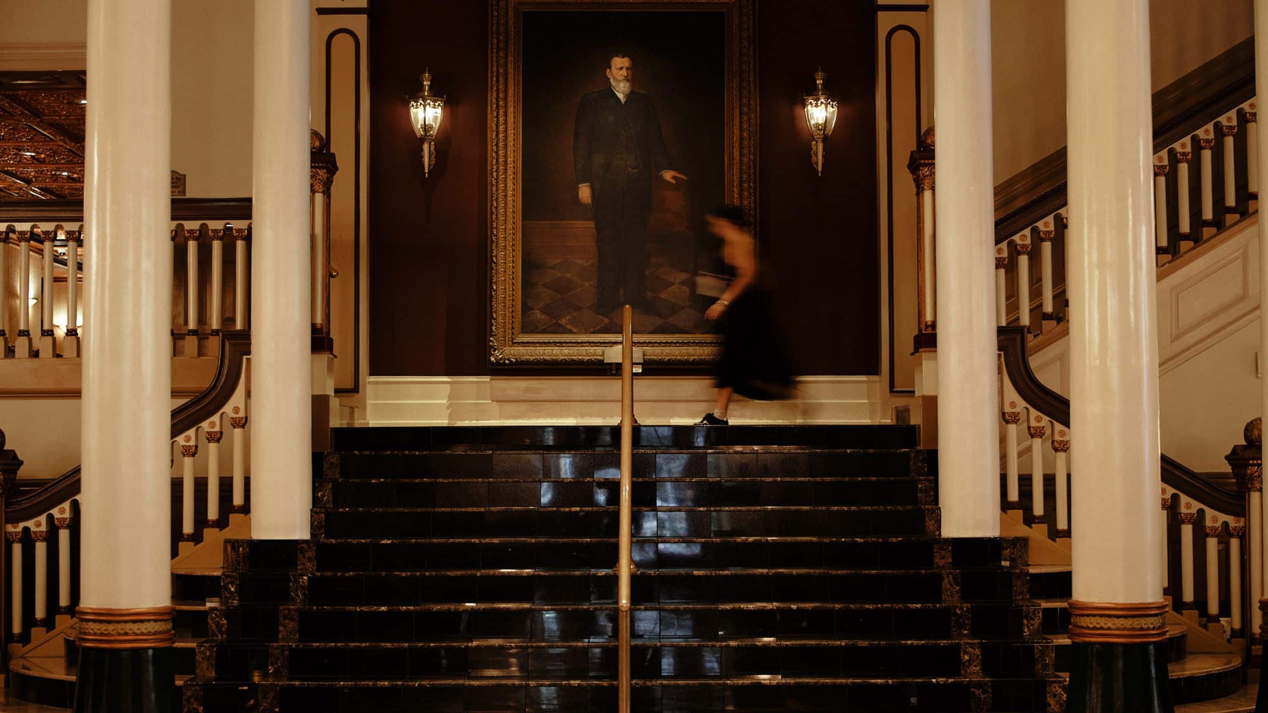 The Driskill Lobby Stairs