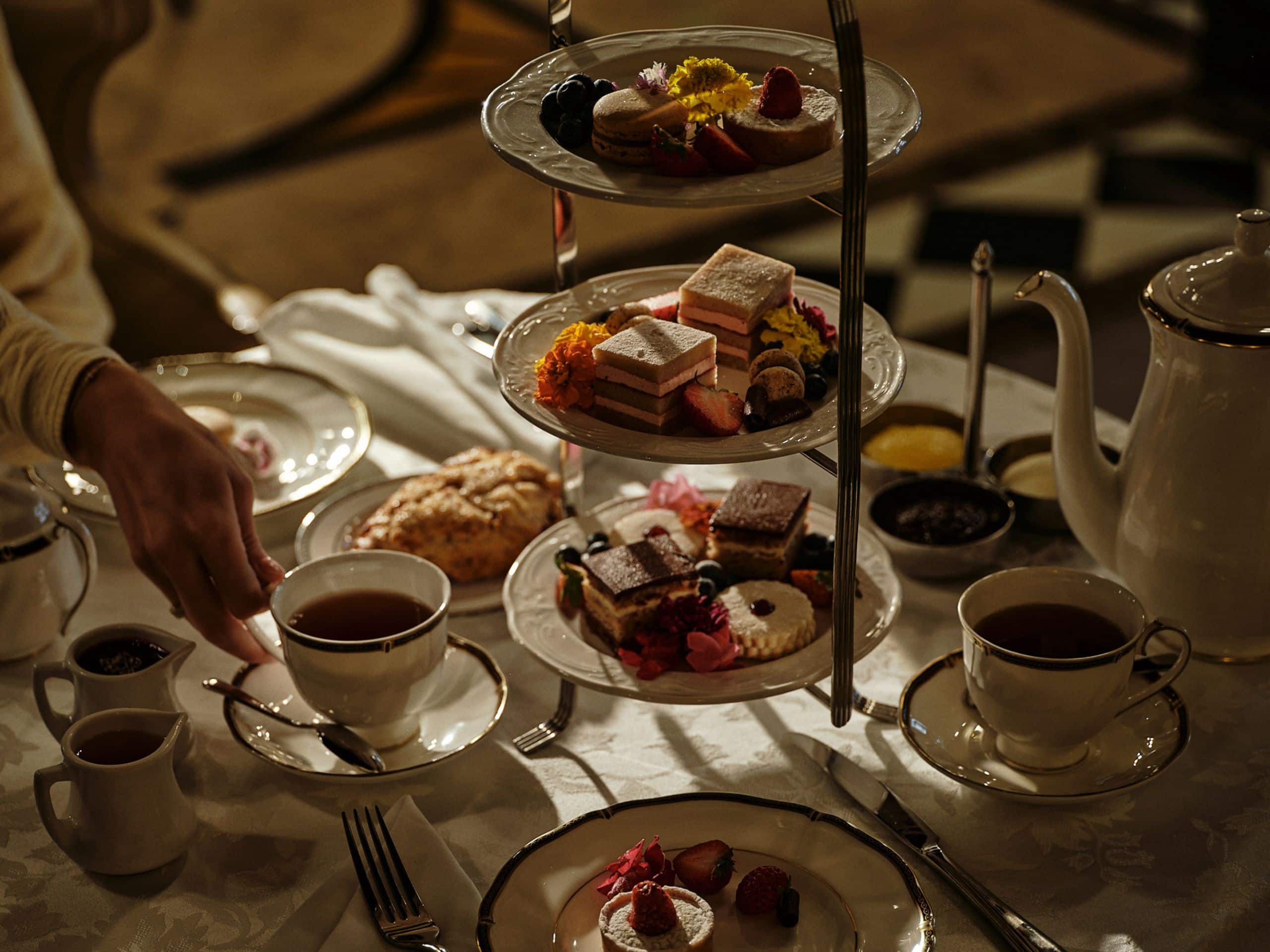 The Driskill Tea Tower