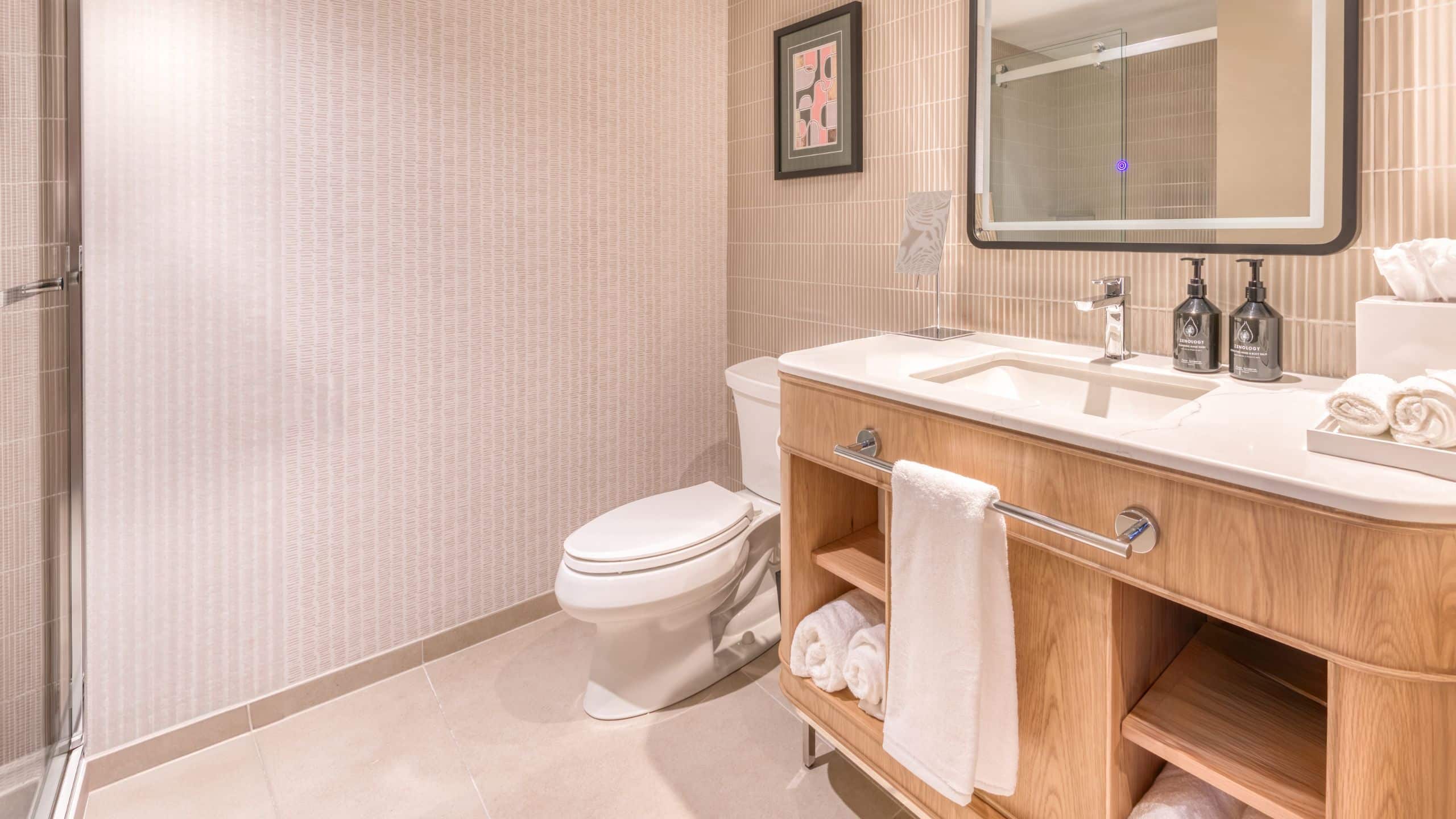 TOOR Hotel Guest Bathroom With Vanity