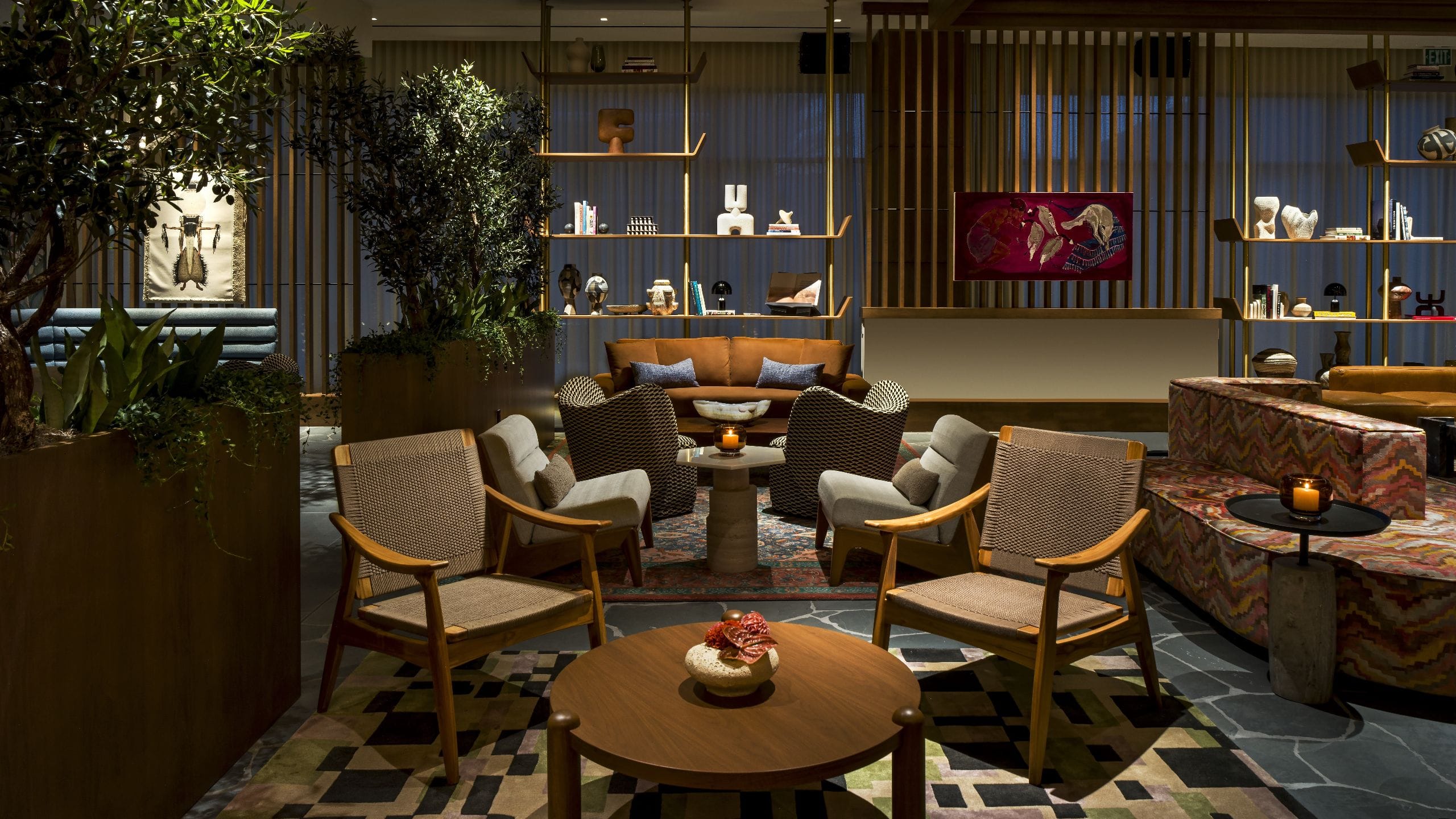 Thompson Palm Springs Lola Rose Lounge Seating