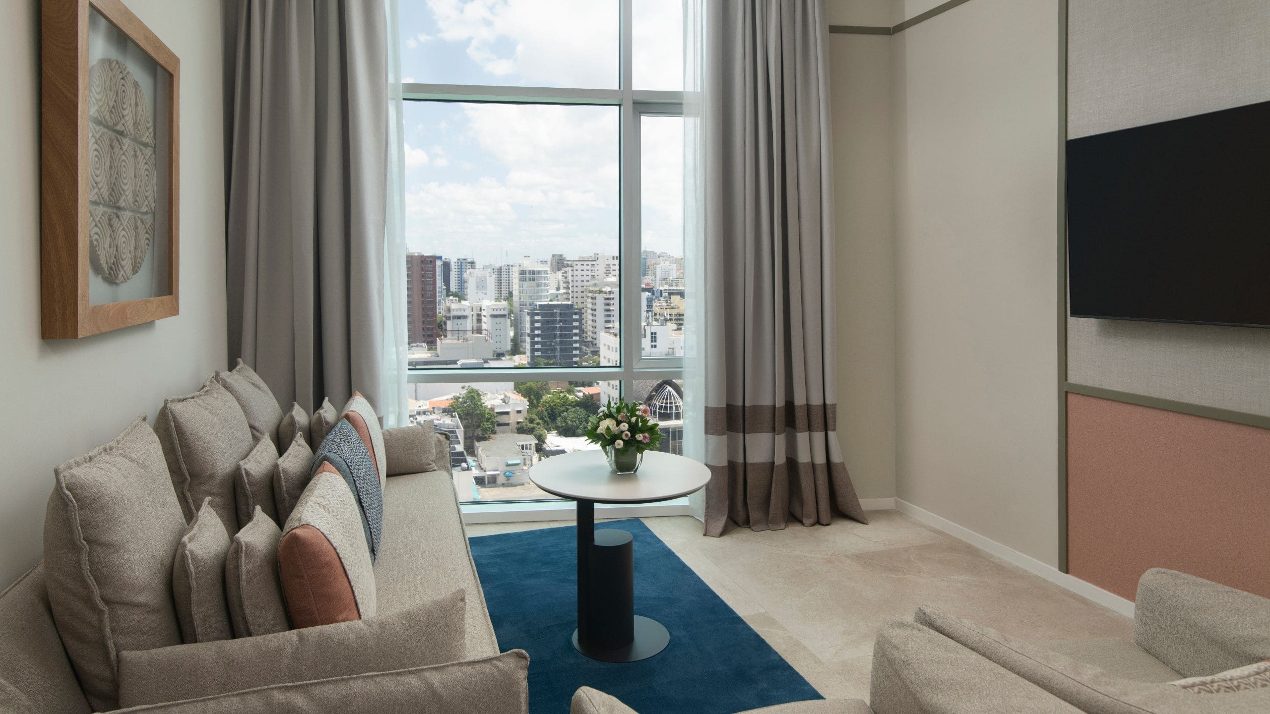 4 of 8 Hyatt Centric Santo Domingo Premier Suite Living Room