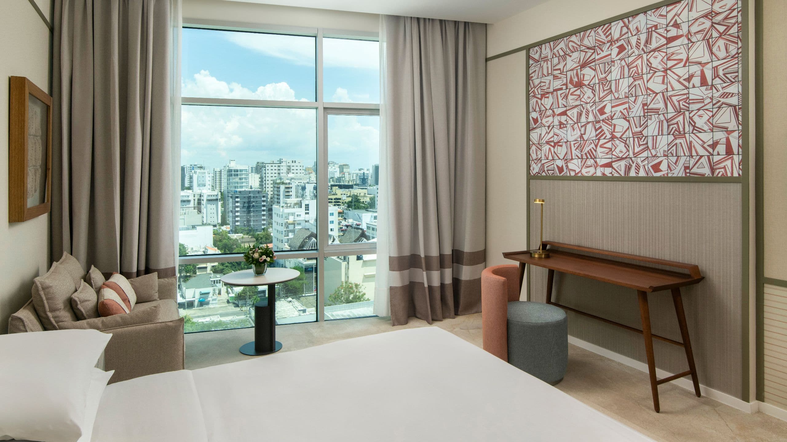 3 of 8 Hyatt Centric Santo Domingo One King Bed Deluxe Sitting Area With View