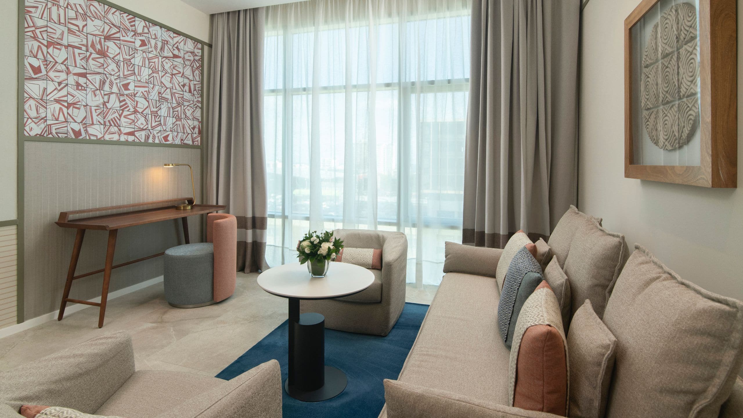 Hyatt Centric Santo Domingo Premier Suite Living Room And Artwork