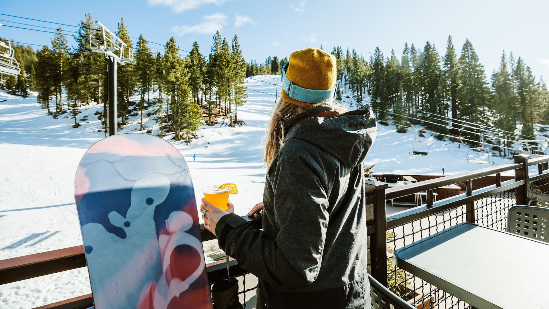 Hyatt Regency Lake Tahoe Resort, Spa and Casino Activities Diamond Peak Snowboarder Patio