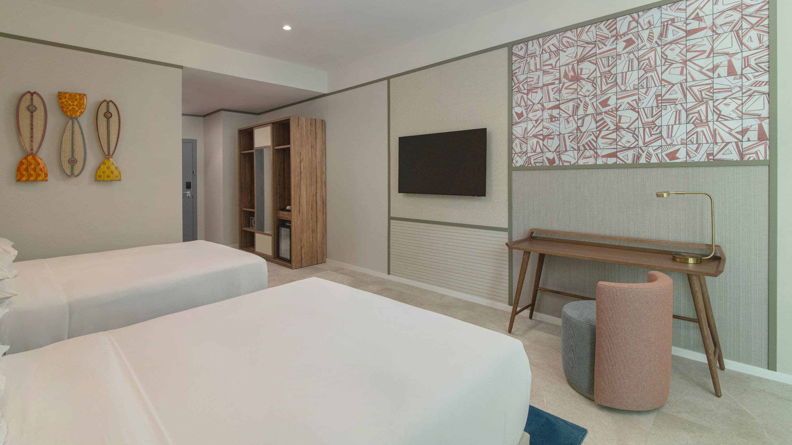 6 of 6 Hyatt Centric Santo Domingo Two Double Beds Deluxe With Desk
