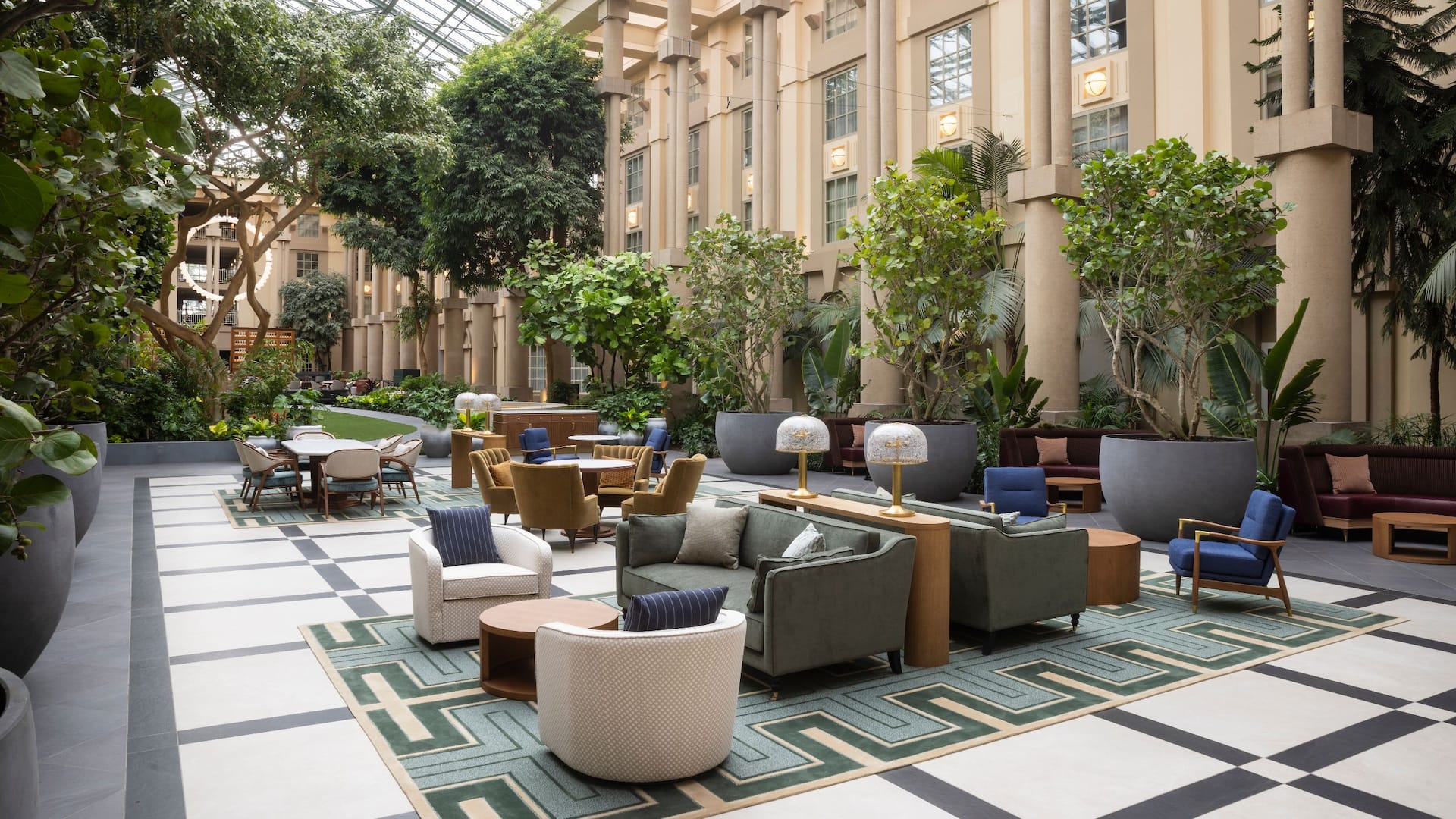 Hyatt Regency Greenwich Garden Court View