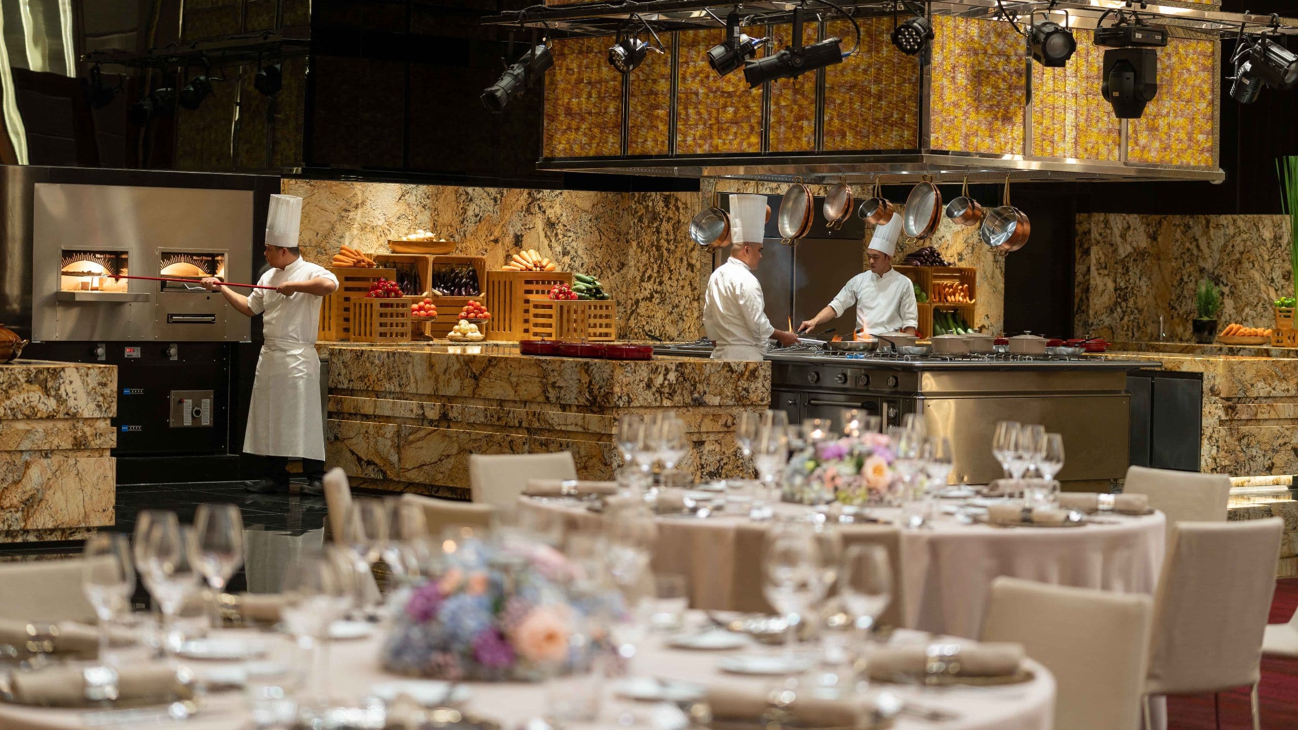 Grand Hyatt Manila Grand Ballroom Show Kitchen Detail Three
