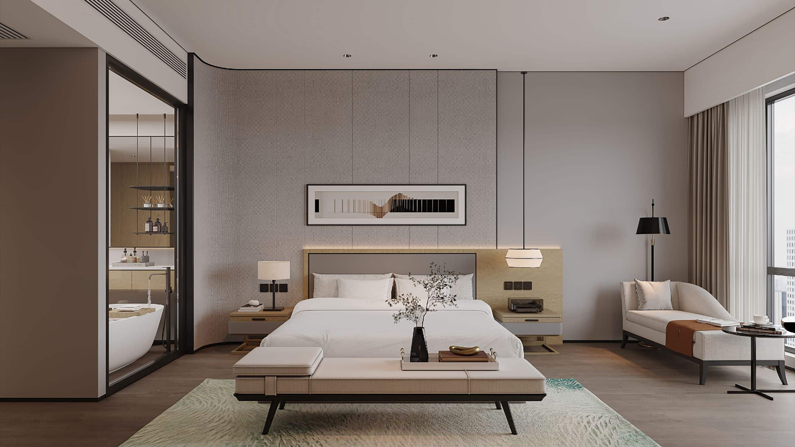 UrCove Beijing Tiantan Hospital Advanced Business Park Suite Bed