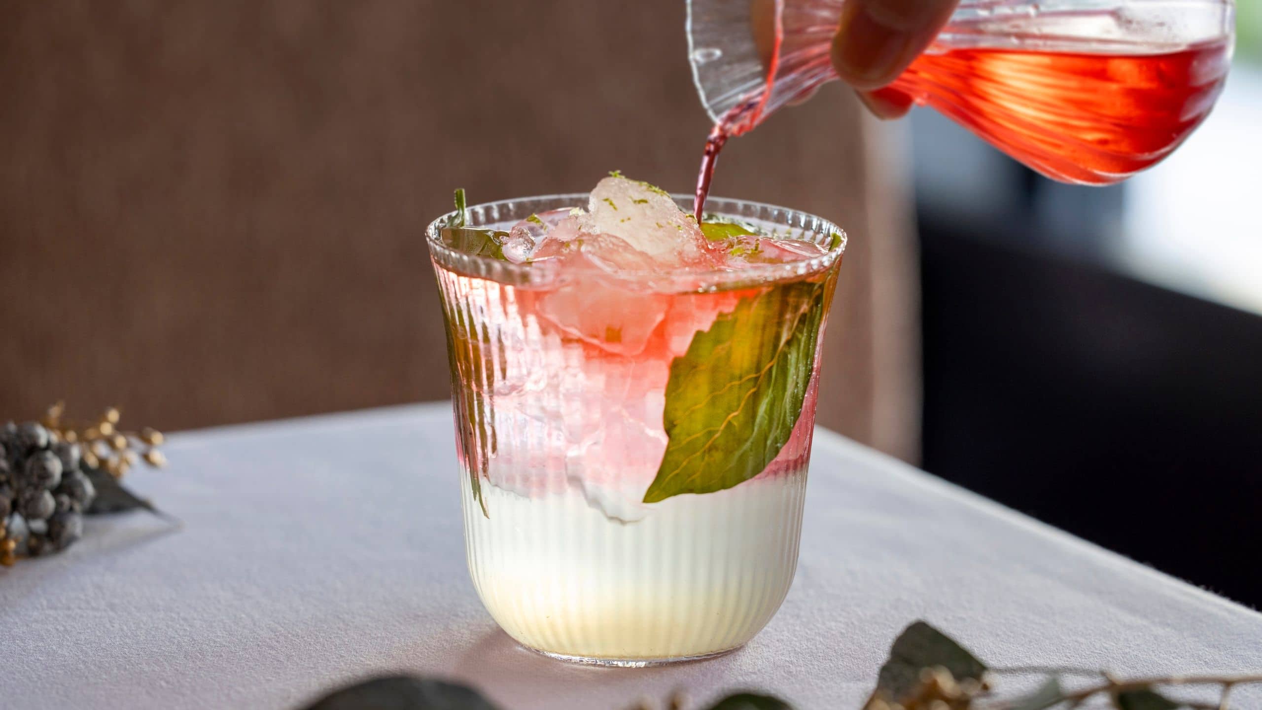 Hotel Toranomon Hills Le Pristine Restaurant Tokyo Festive Menu Cocktail