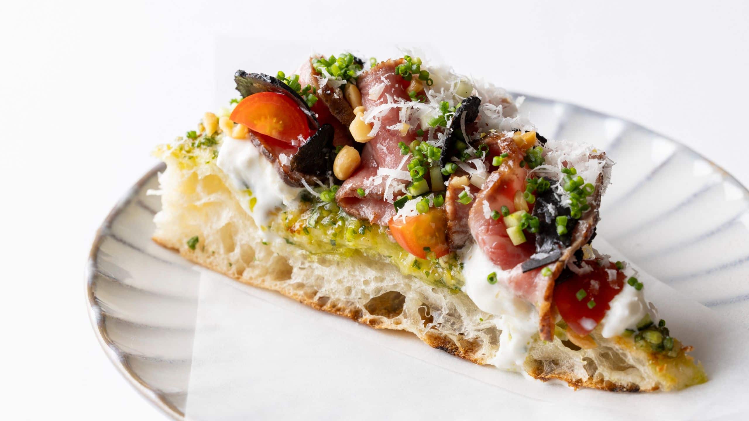 Hotel Toranomon Hills Le Pristine Restaurant Tokyo Festive Menu Pizzette