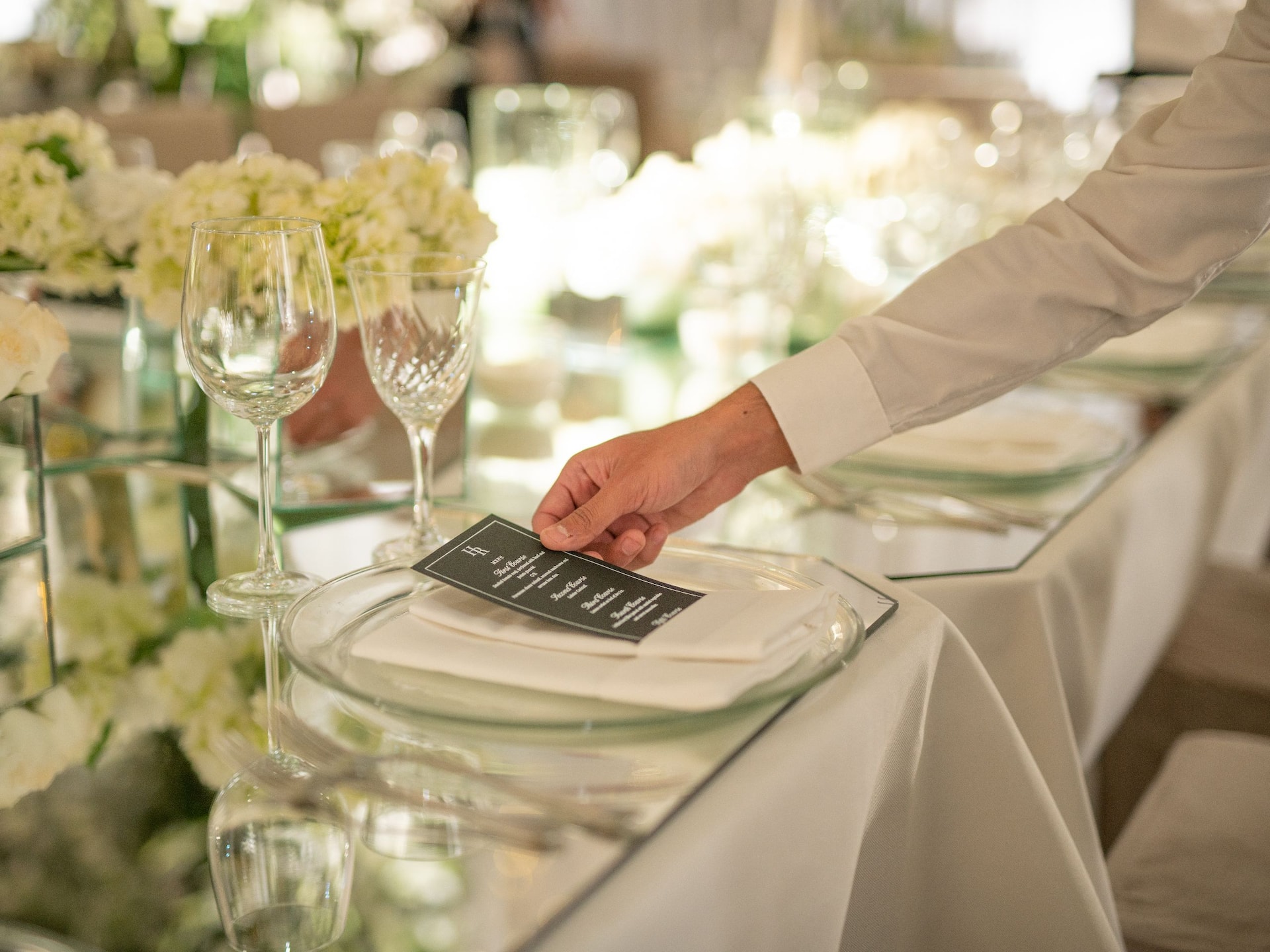 Hyatt Regency Andares Guadalajara Events Table Setting Menu