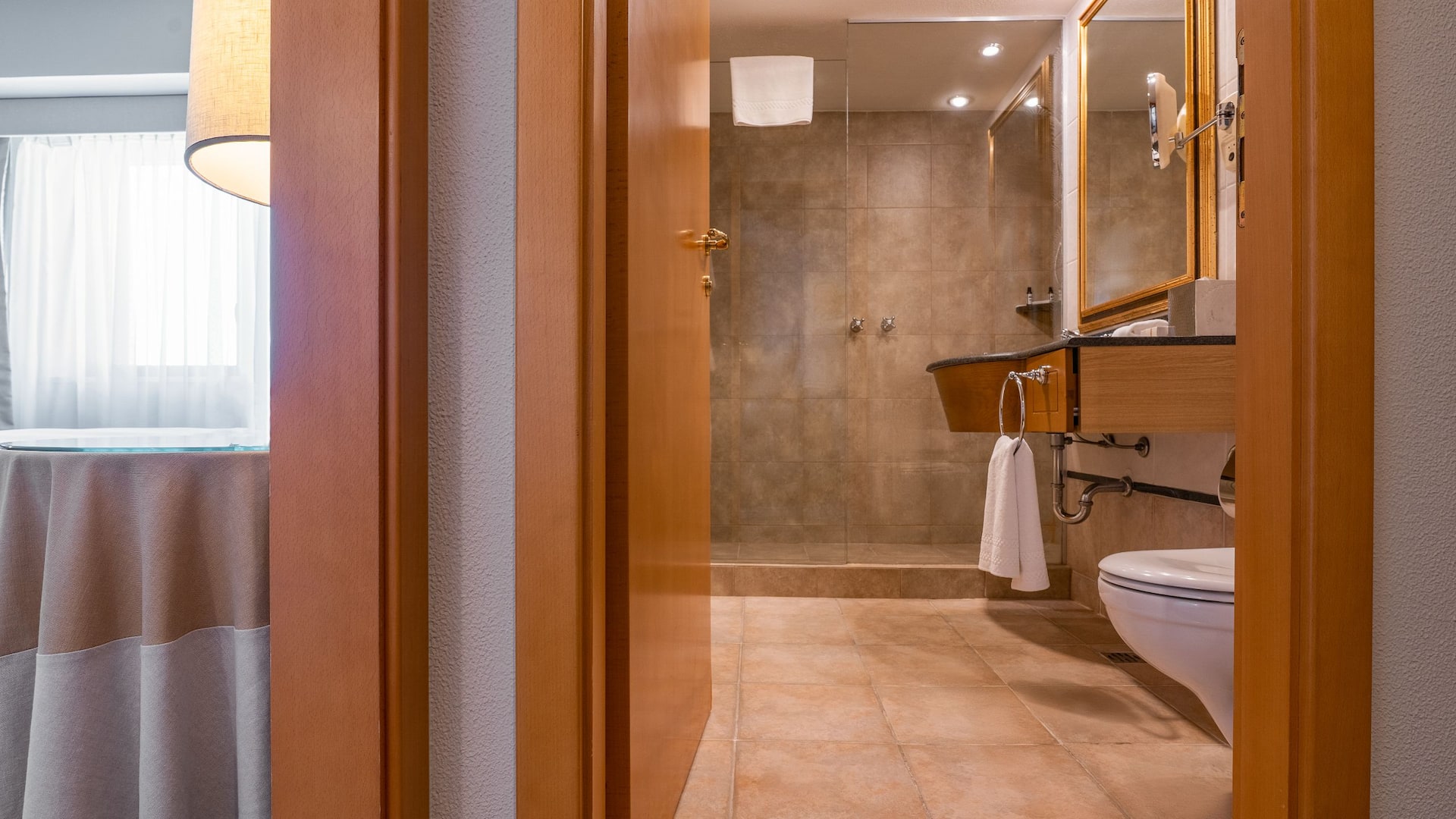 4/5 Hyatt Regency Bishkek Queen Room Bathroom View