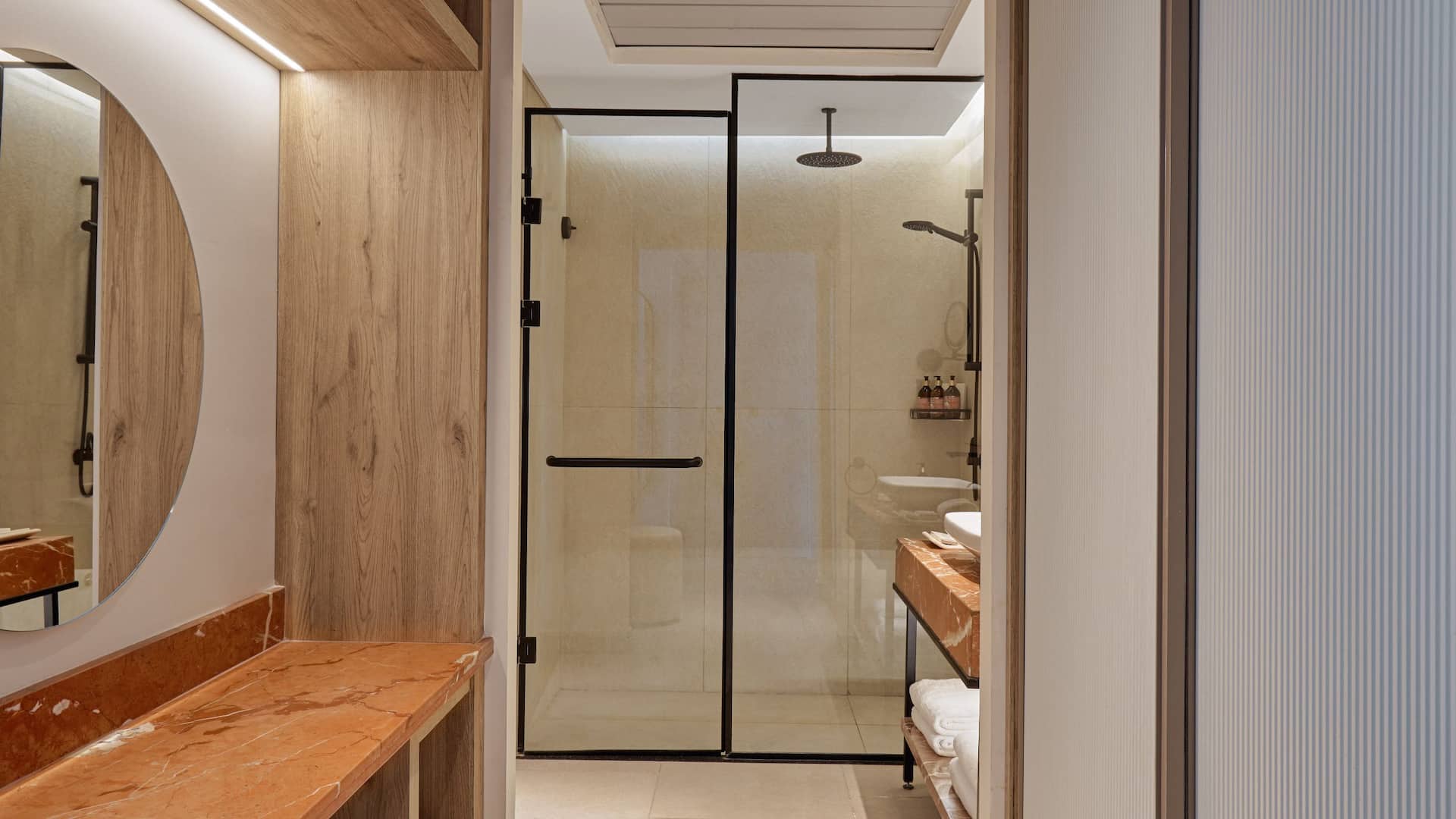 4 of 6 Hyatt Centric Cairo West Suite Deluxe Bathroom Entrance