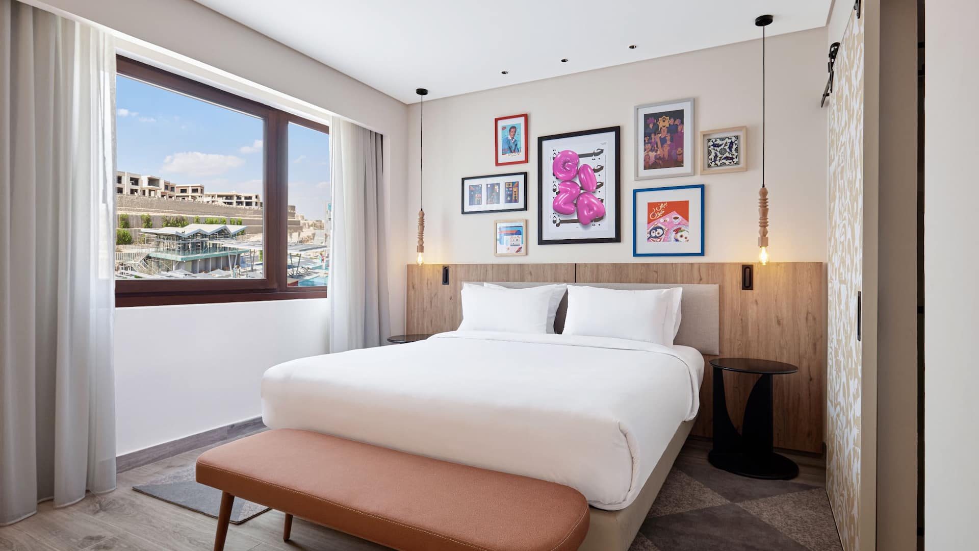 1 of 6 Hyatt Centric Cairo West Suite Deluxe Bed