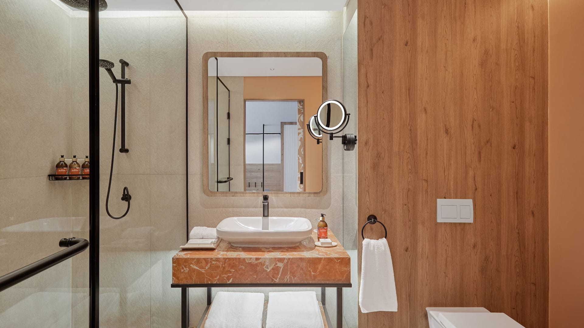 5 of 5 Hyatt Centric Cairo West King Bed Pyramids Bathroom