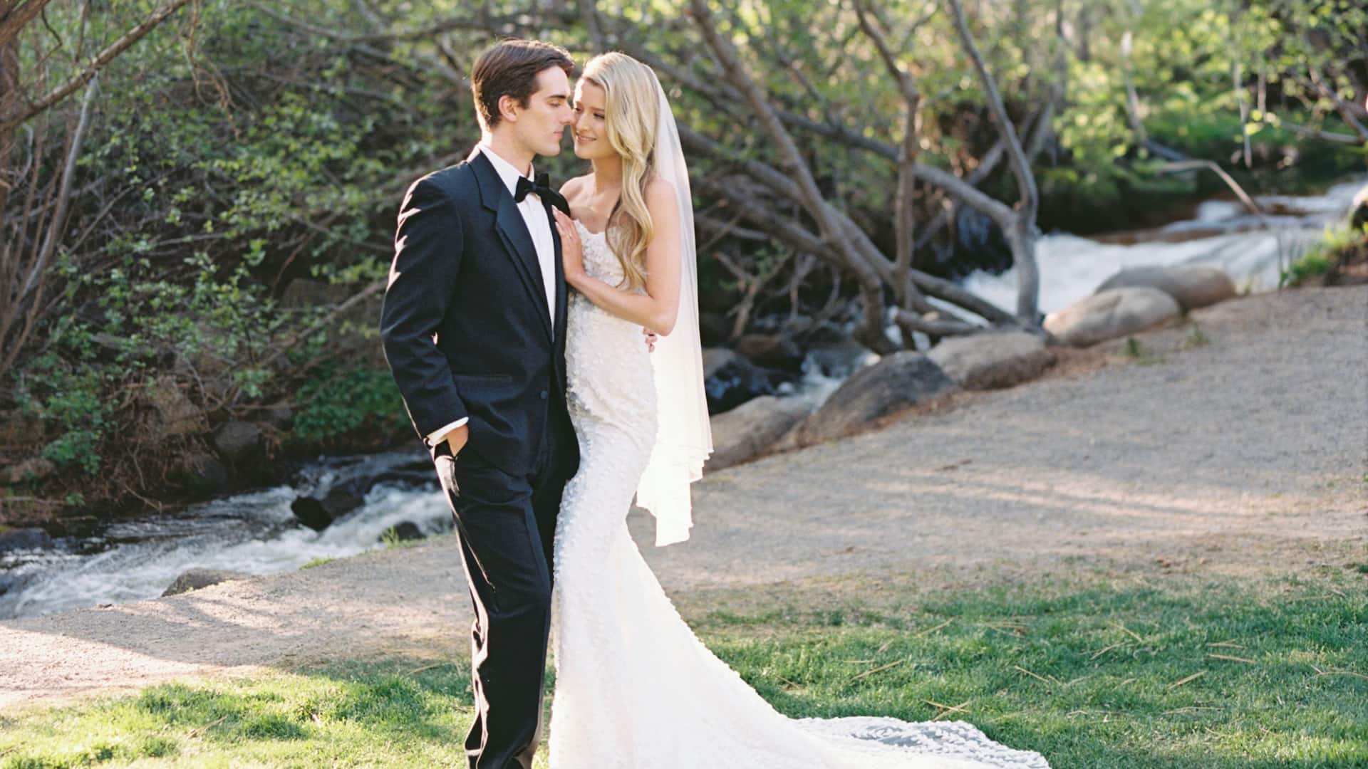 Hyatt Regency Lake Tahoe Resort, Spa and Casino Bride And Groom Creekside