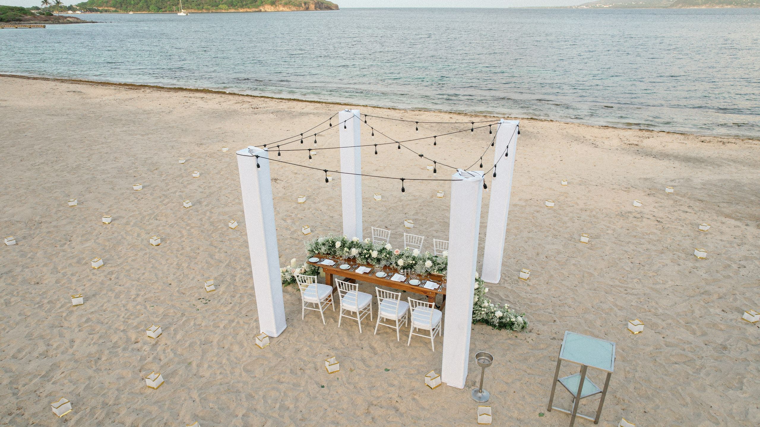 1 of 3 Park Hyatt St. Kitts Christophe Harbour Dronewedding