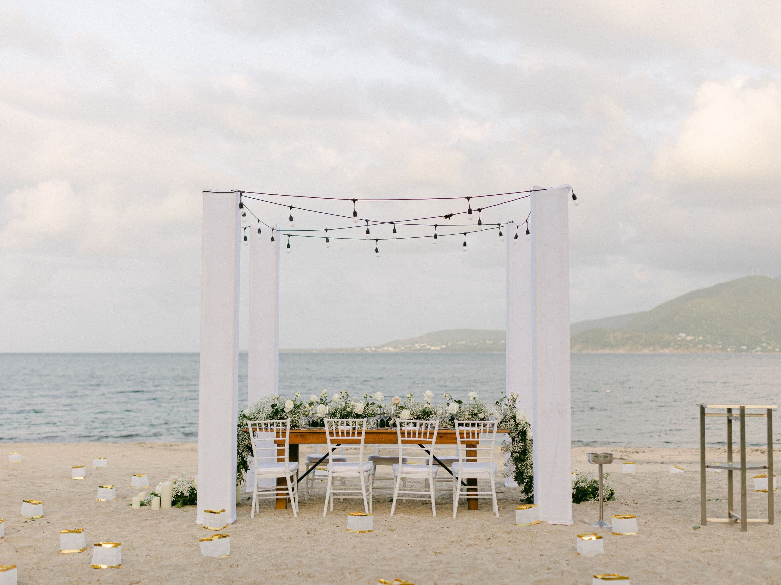 Park Hyatt St. Kitts Christophe Harbour Weddingtablefullset