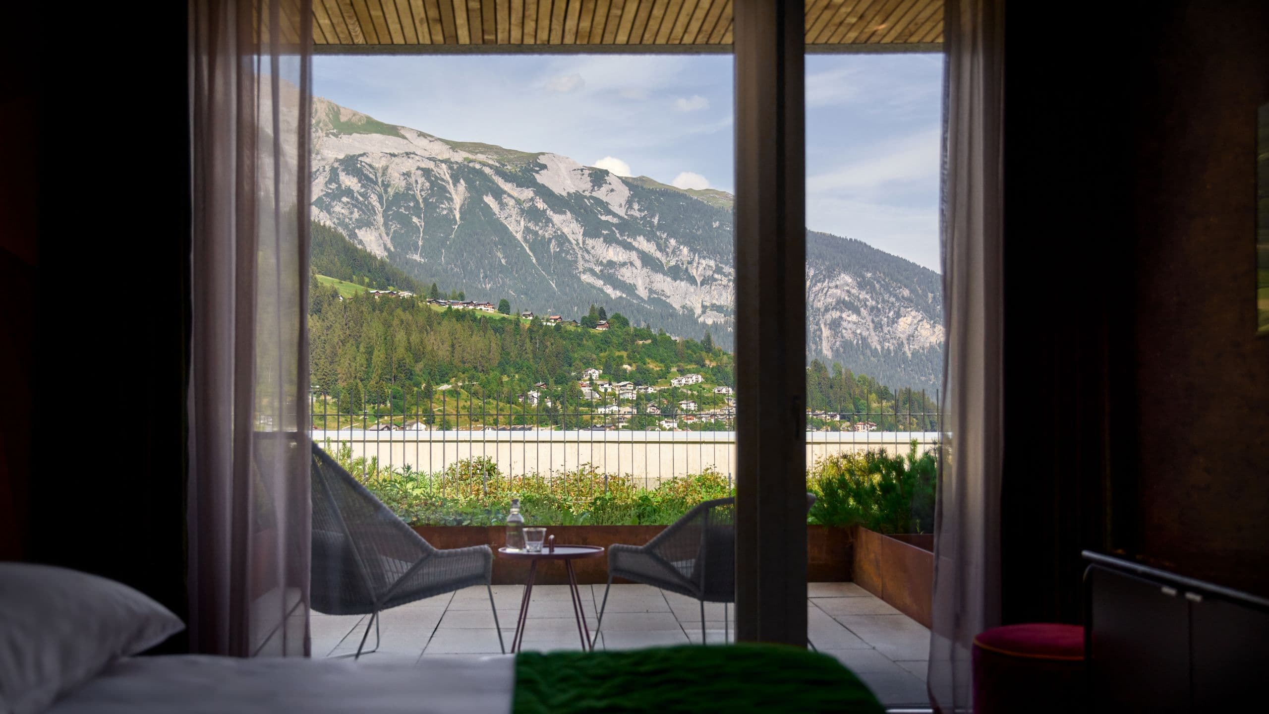 me and all hotel flims Mountain View Terrace With Chairs