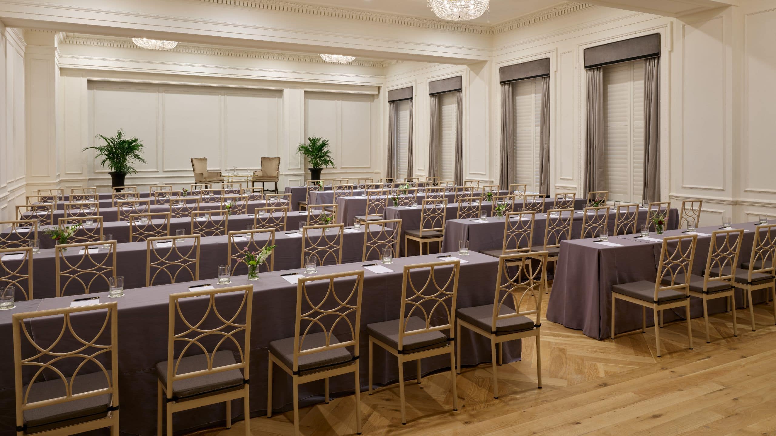 1 of 1 The Bellevue Hotel Clover Room Classroom View