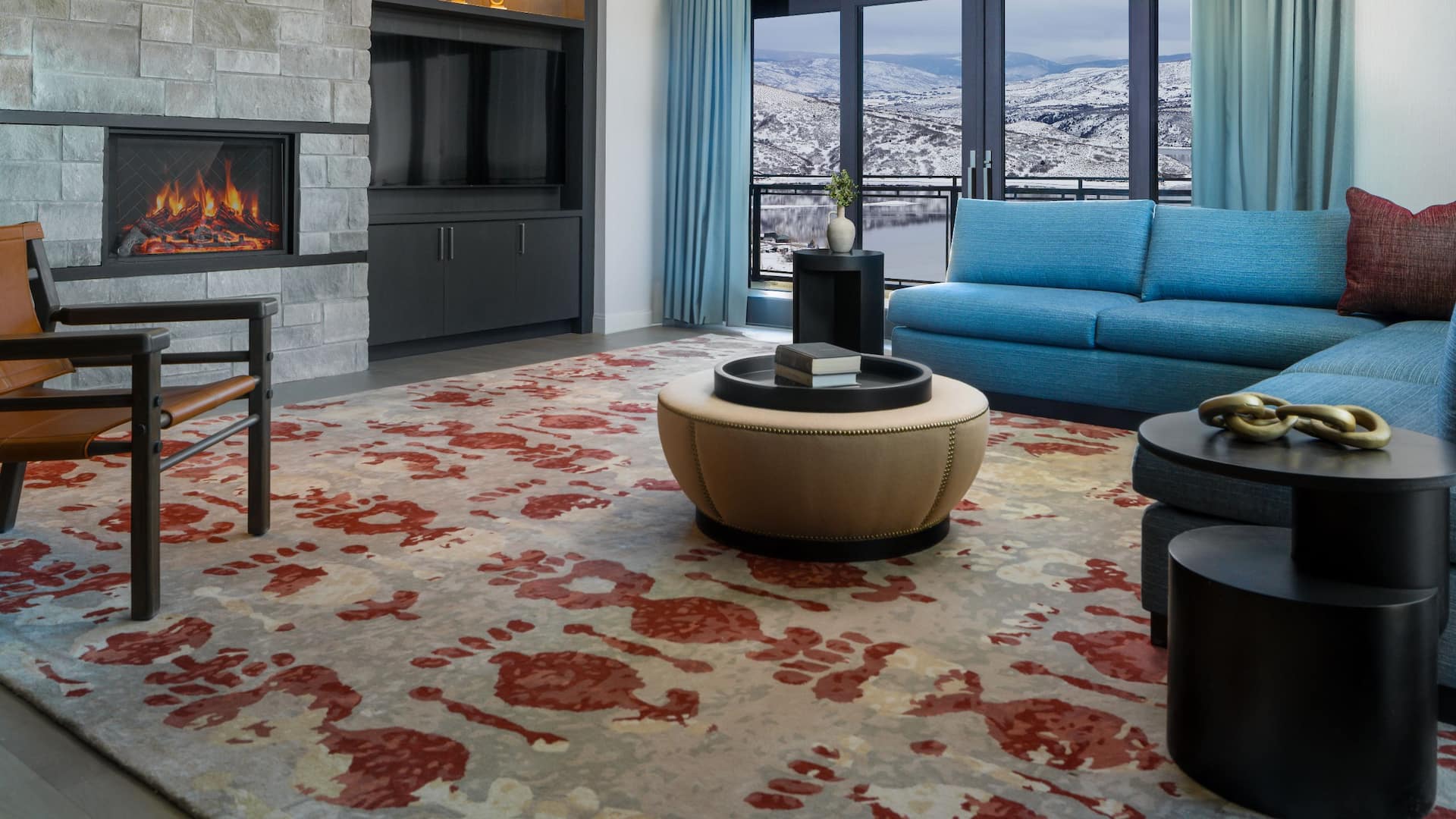 Grand Hyatt Deer Valley Deer Valley Suite Living Room Dual Balcony