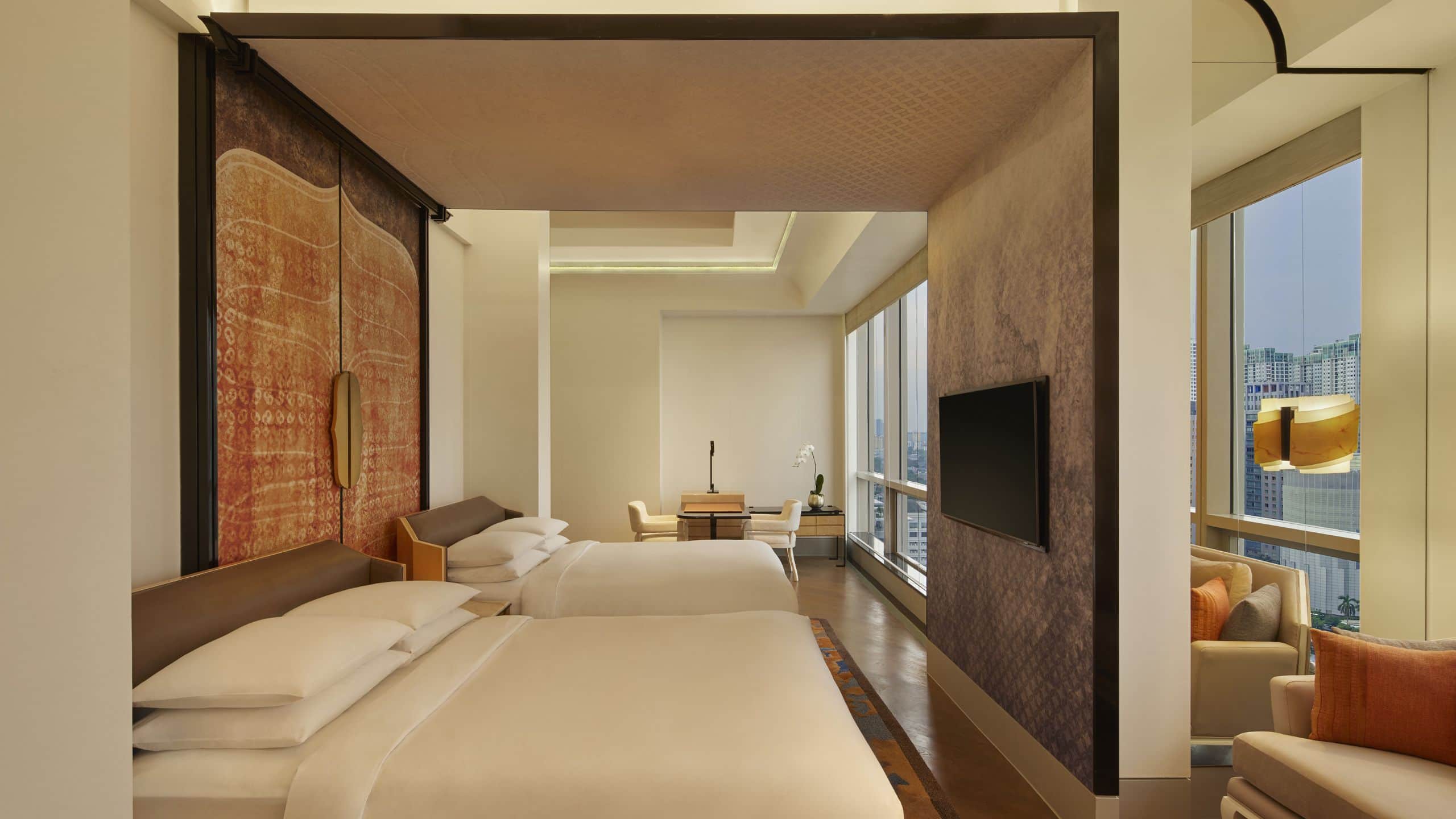 The Keraton at the Plaza Two Queens Bed