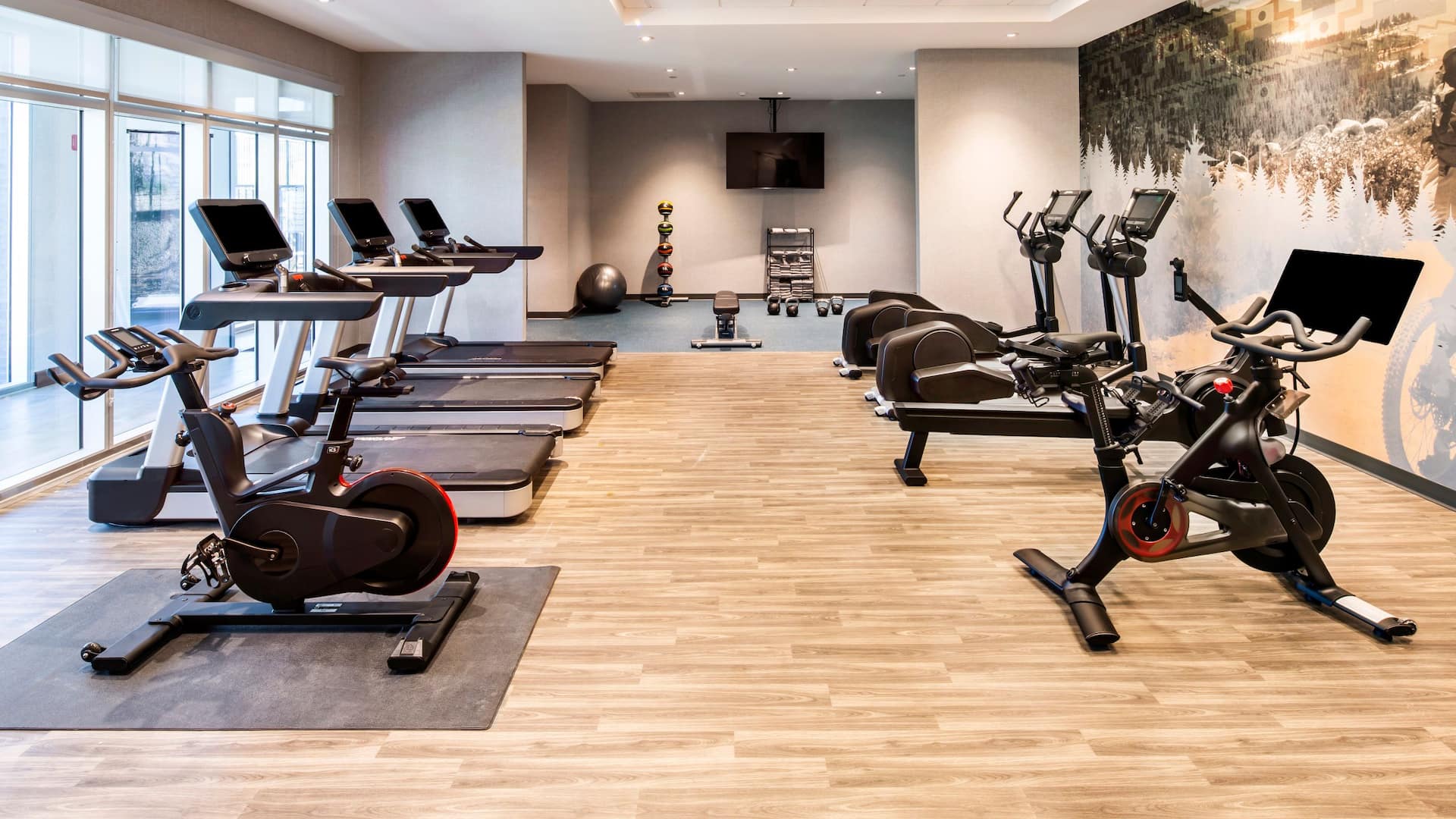 Hyatt Place South Reno Fitness Center With Windows