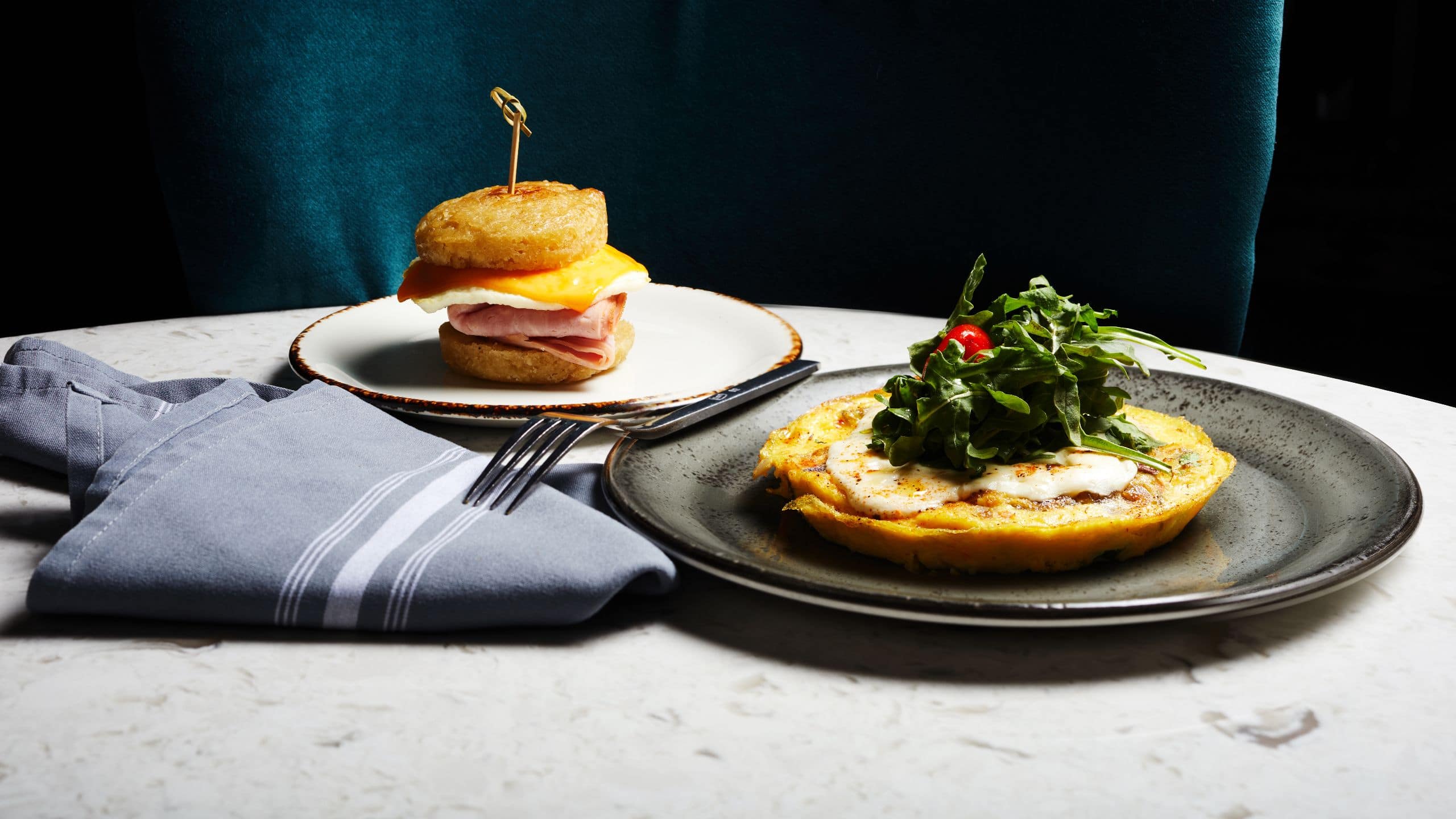 Hyatt Centric French Quarter New Orleans Holmes Breakfastsanwich Frittata