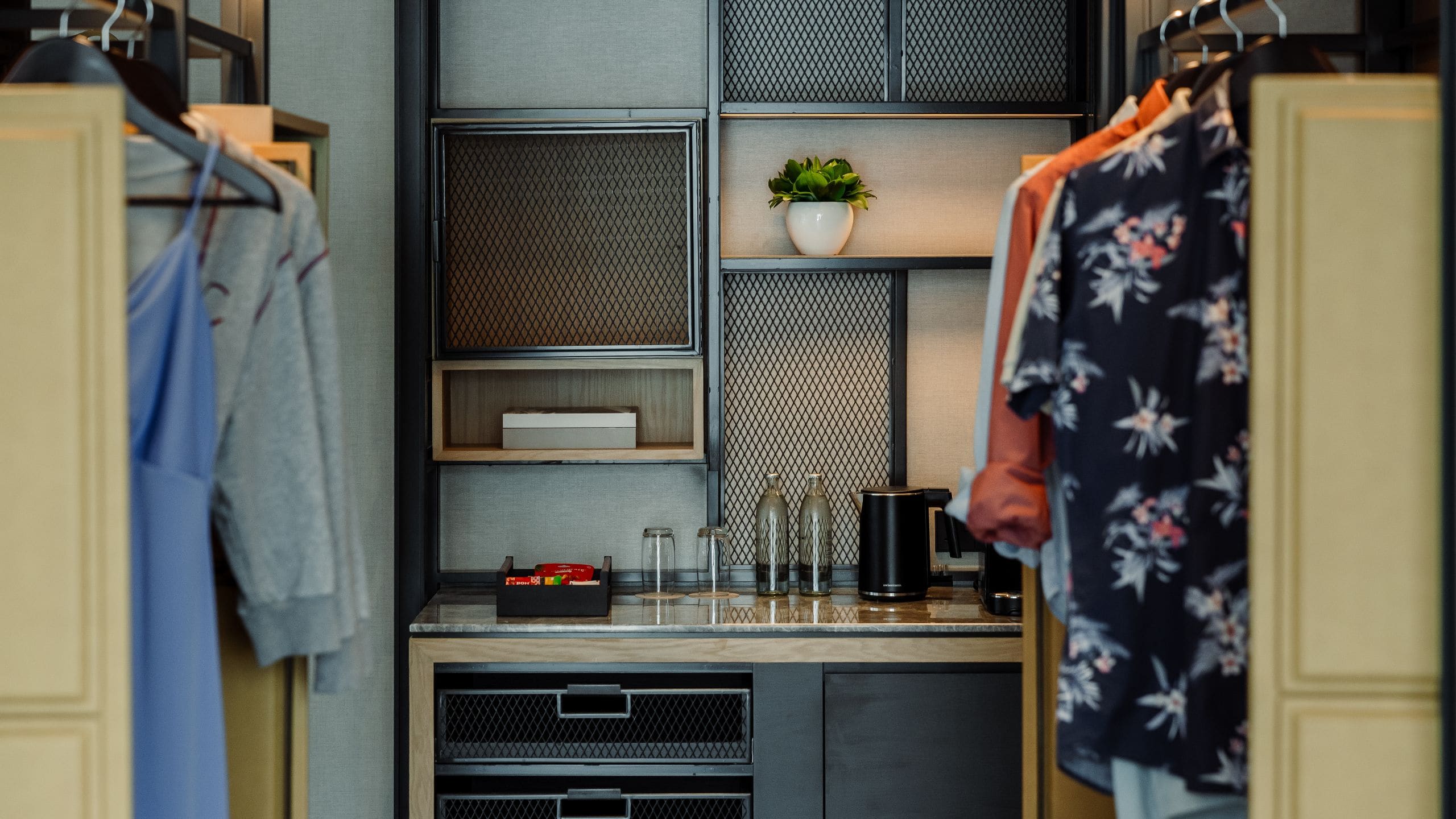 Hyatt Centric City Centre Kuala Lumpur King Bed Premium Corner Bedroom Open Closet