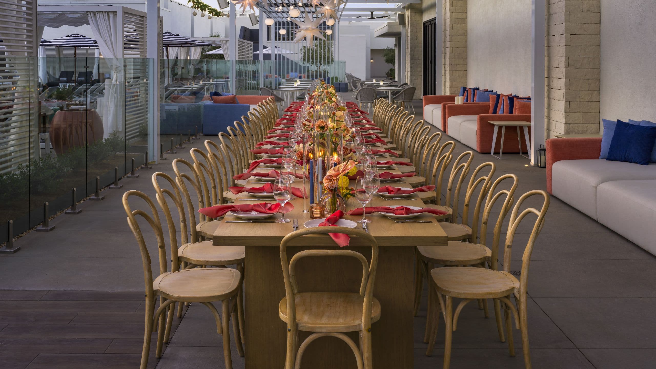 Thompson Hotels Lola Rose Terrace Dinner