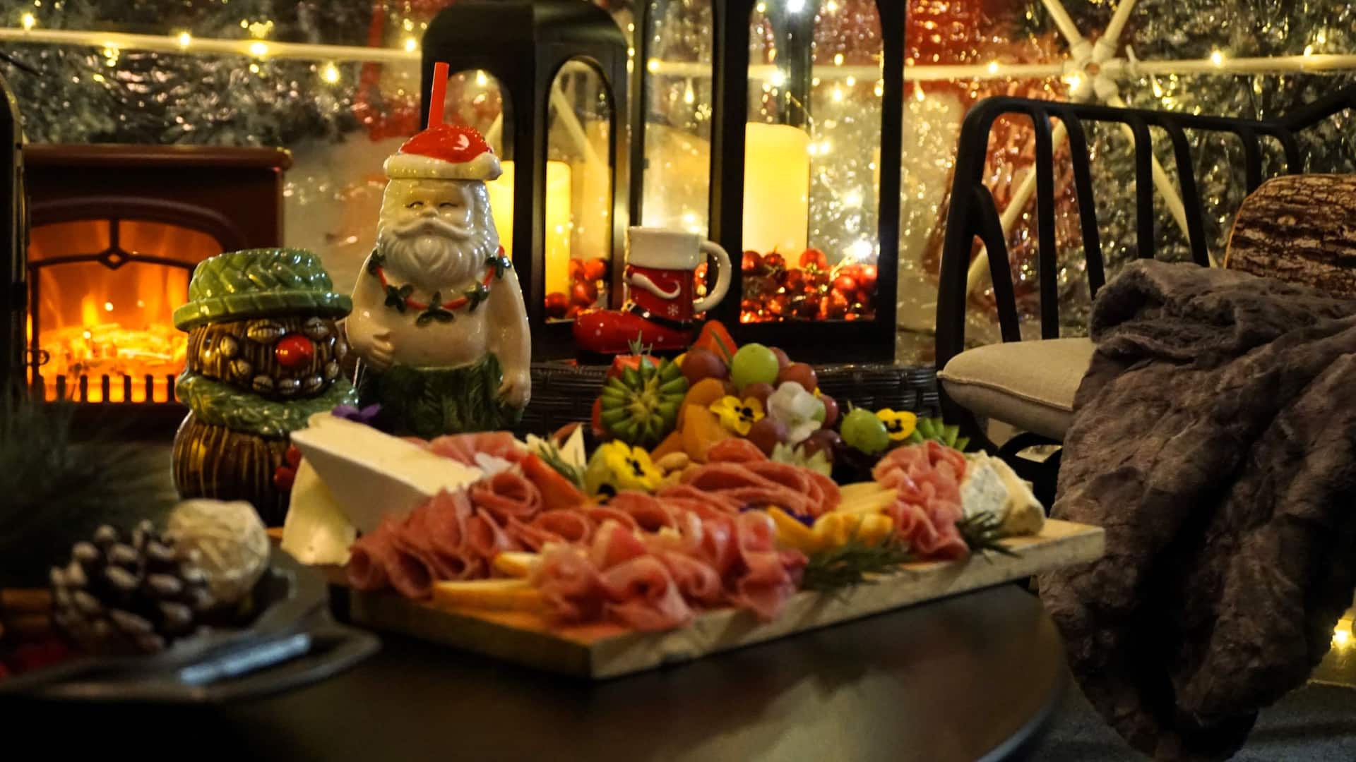 Hyatt Regency Huntington Beach Resort and Spa Petes Christmas Vacation Snowglobe Charcuterie