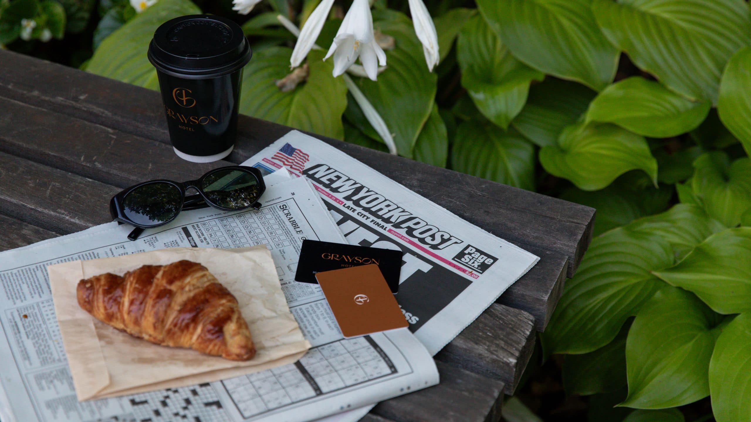 Grayson Hotel Bryant Park Breakfast Keycard
