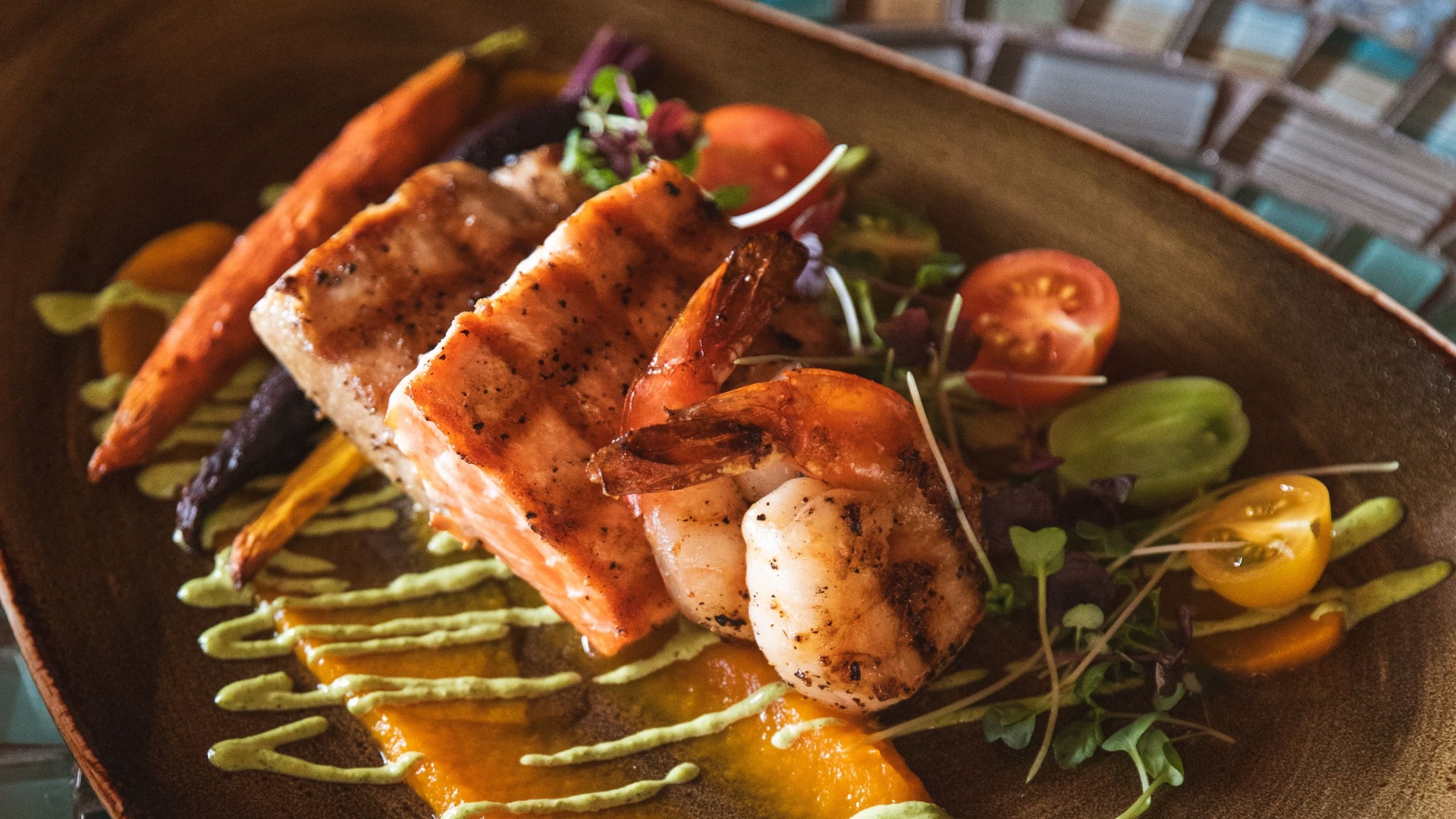 Hyatt Regency Aruba Resort Spa and Casino Ruinas Del Mar Salmon