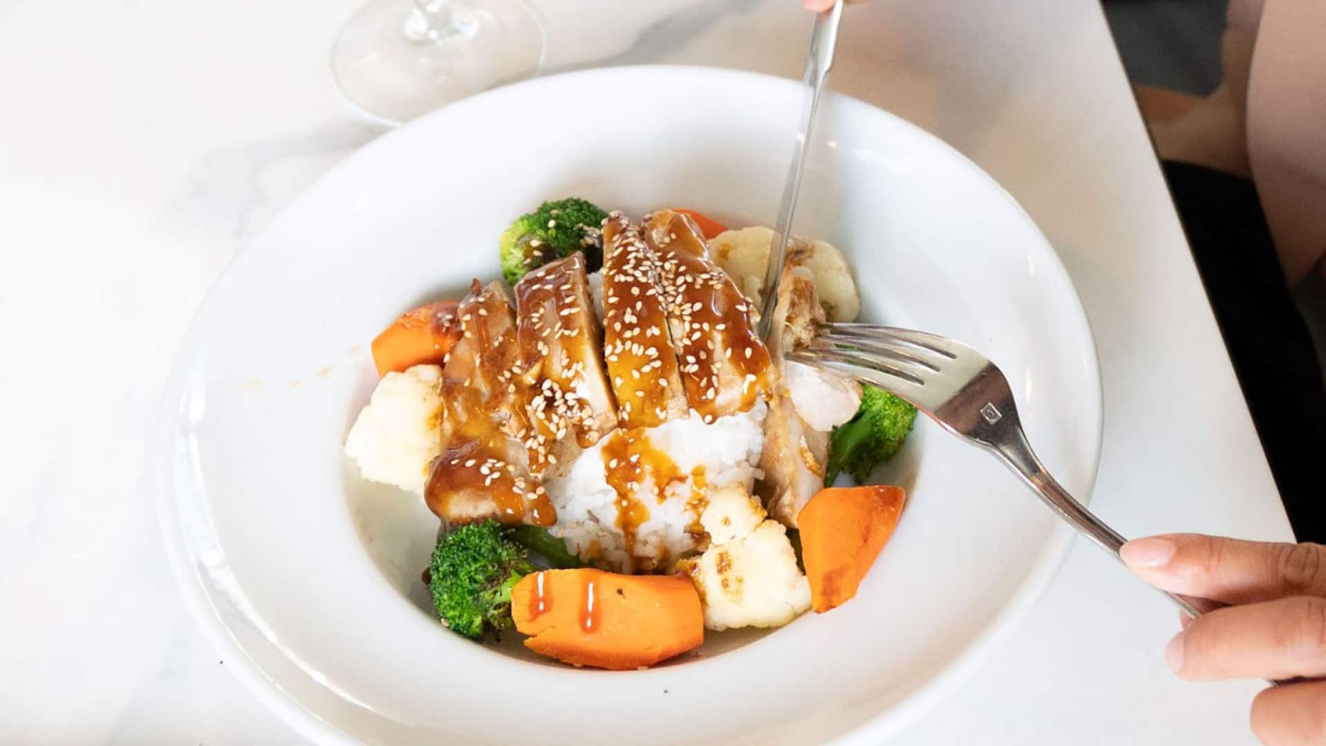 Hyatt Regency Long Beach Teriyaki Bowl