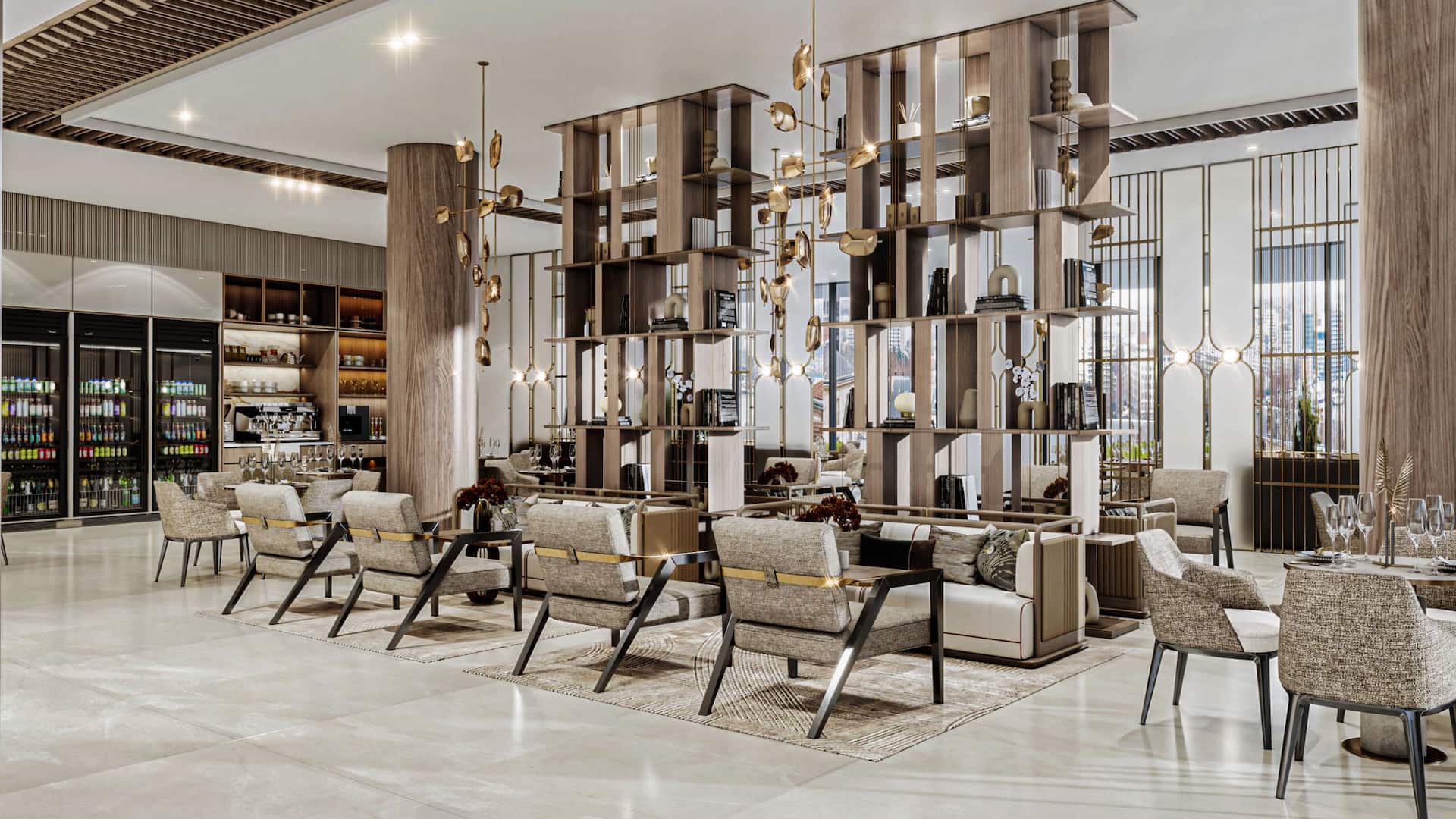Grand Hyatt Dubai Grand Club Lounge Layout