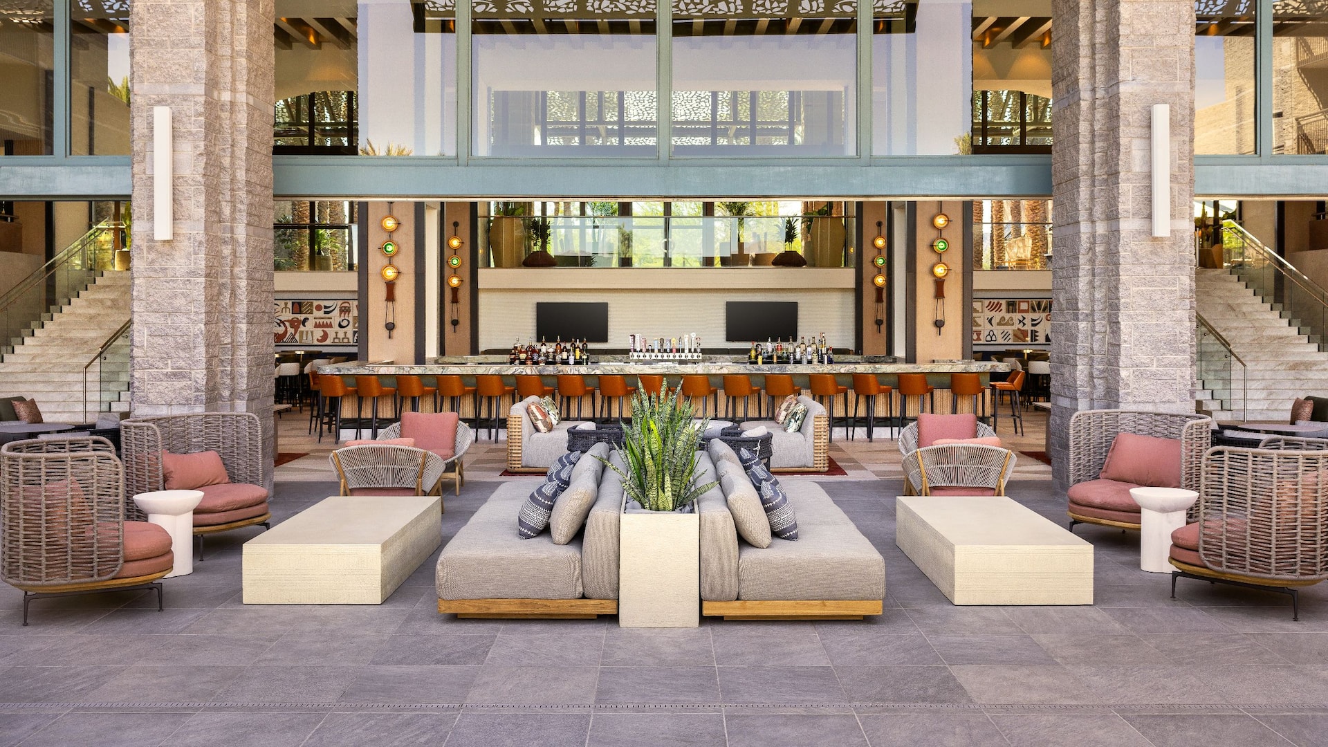 Grand Hyatt Scottsdale Resort Grand Vista Lounge Patio