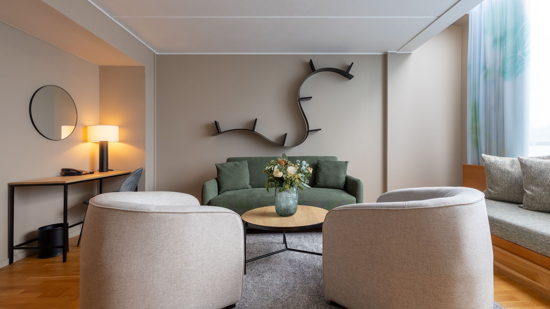 Hotel G Gothenburg King Bed Executive Suite With Sofabed Living Room