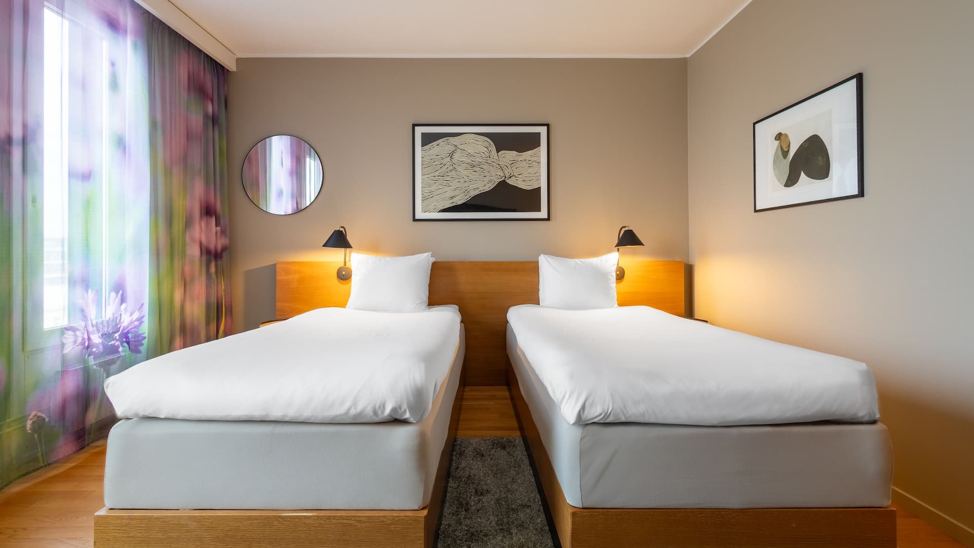 Hotel G Gothenburg Twin Beds Front View