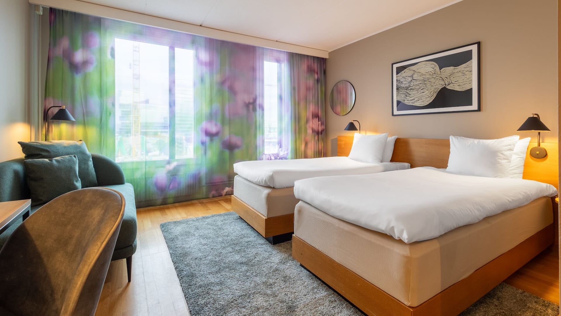 Hotel G Gothenburg Twin Beds Side View