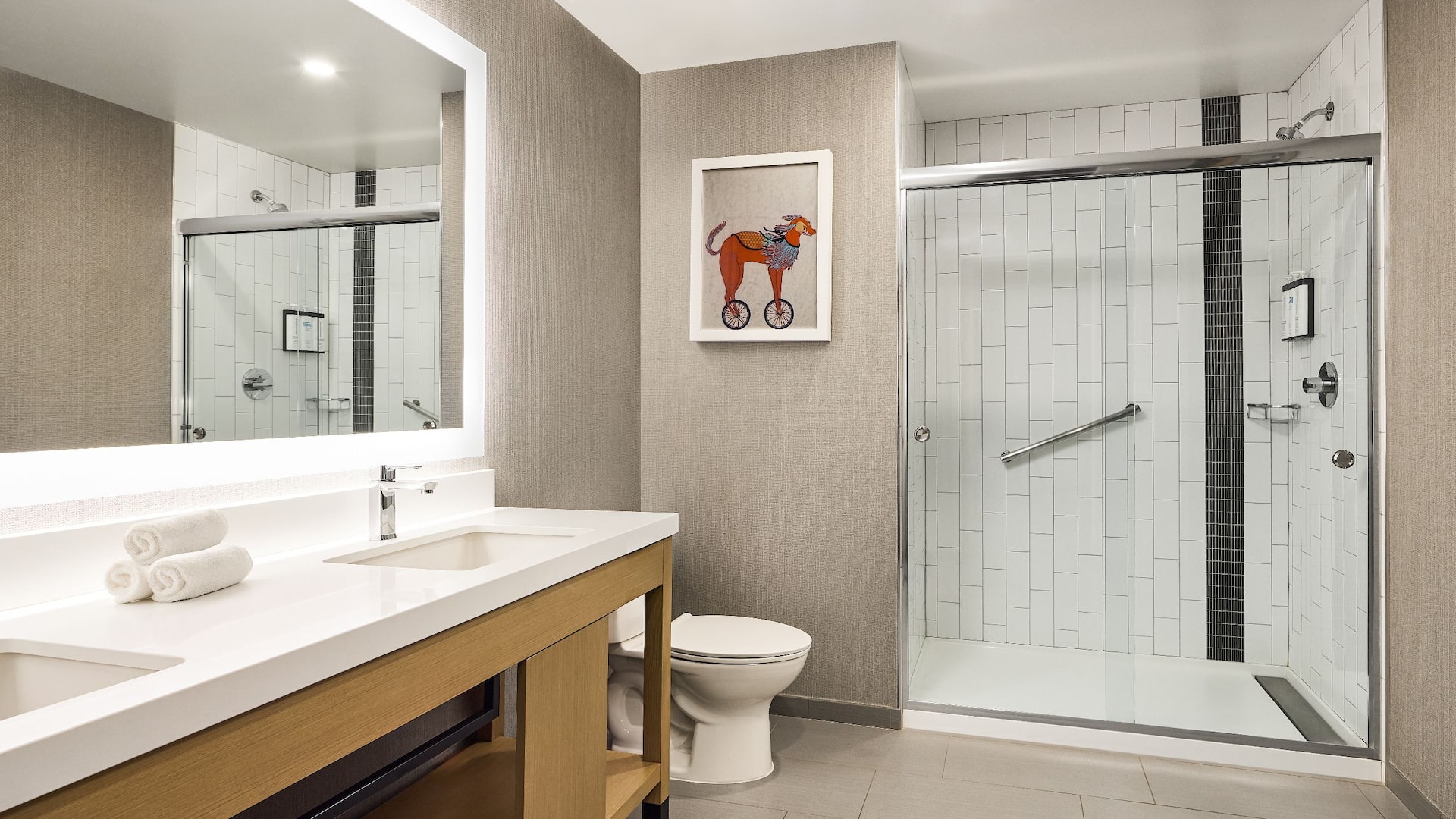 Hyatt Place Peña Station / Denver Airport One Bedroom Suite Bathroom