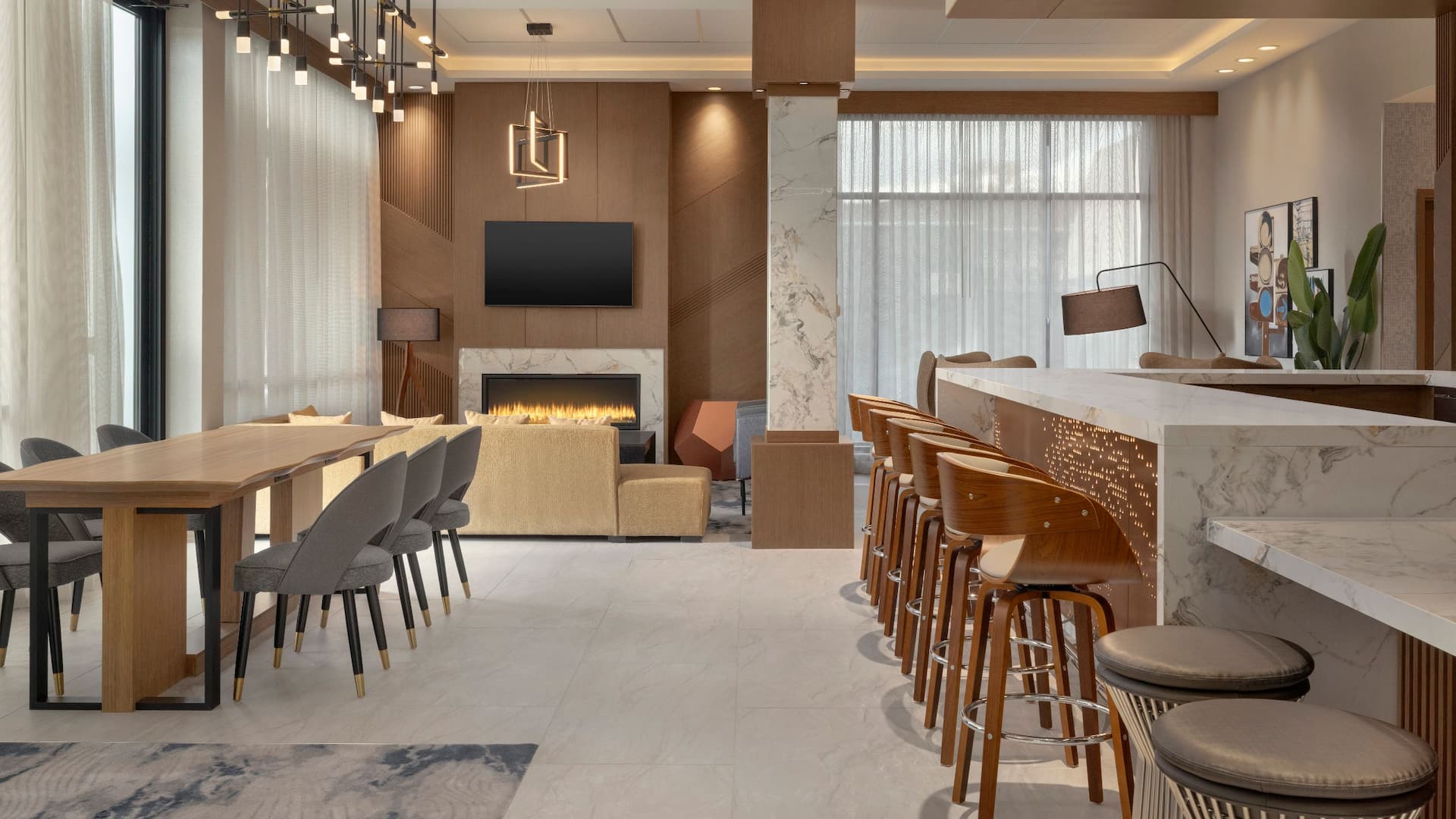 Hyatt Place Windsor Bar Seating