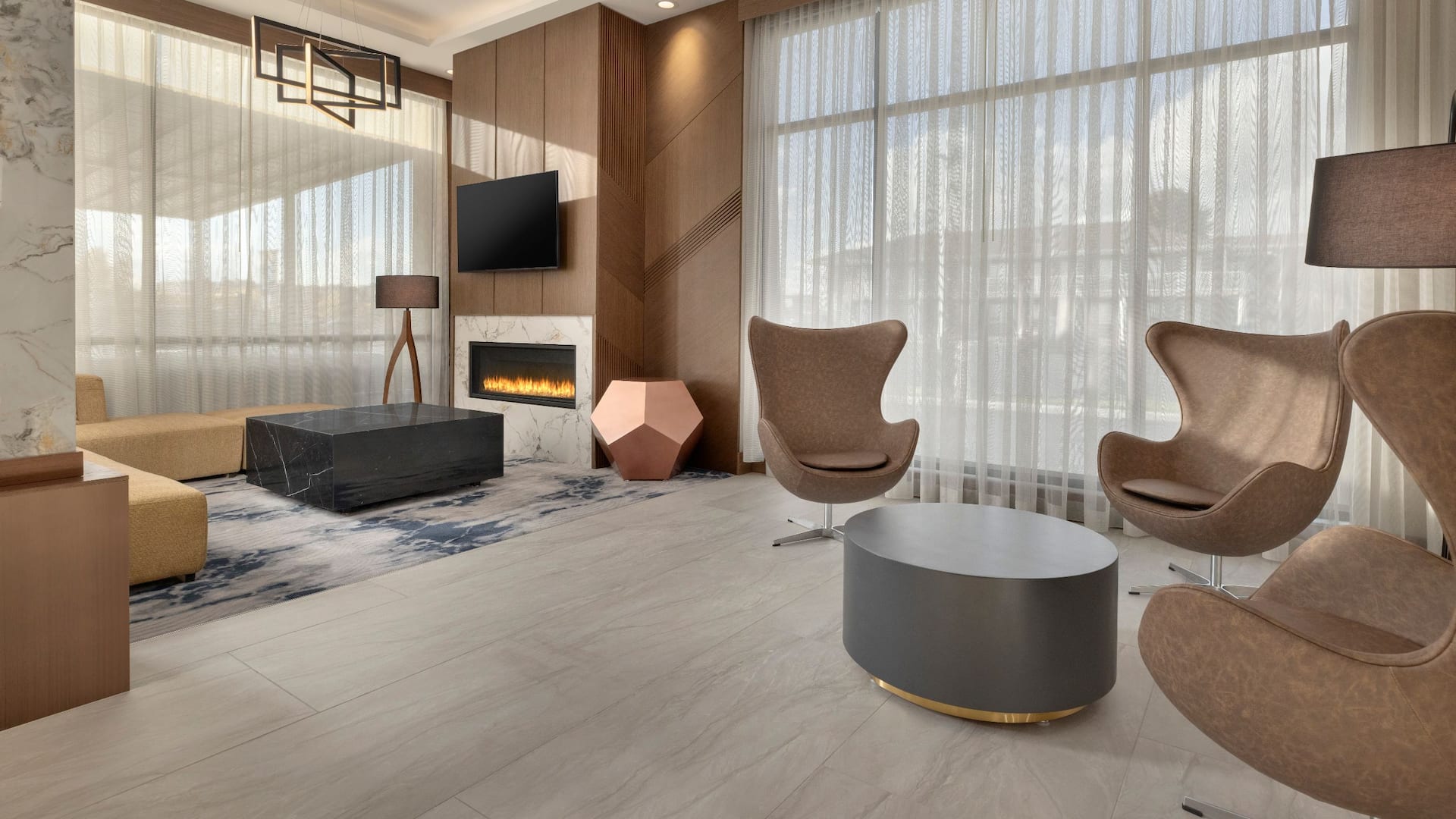 Hyatt Place Windsor Lobby Lounge Seating