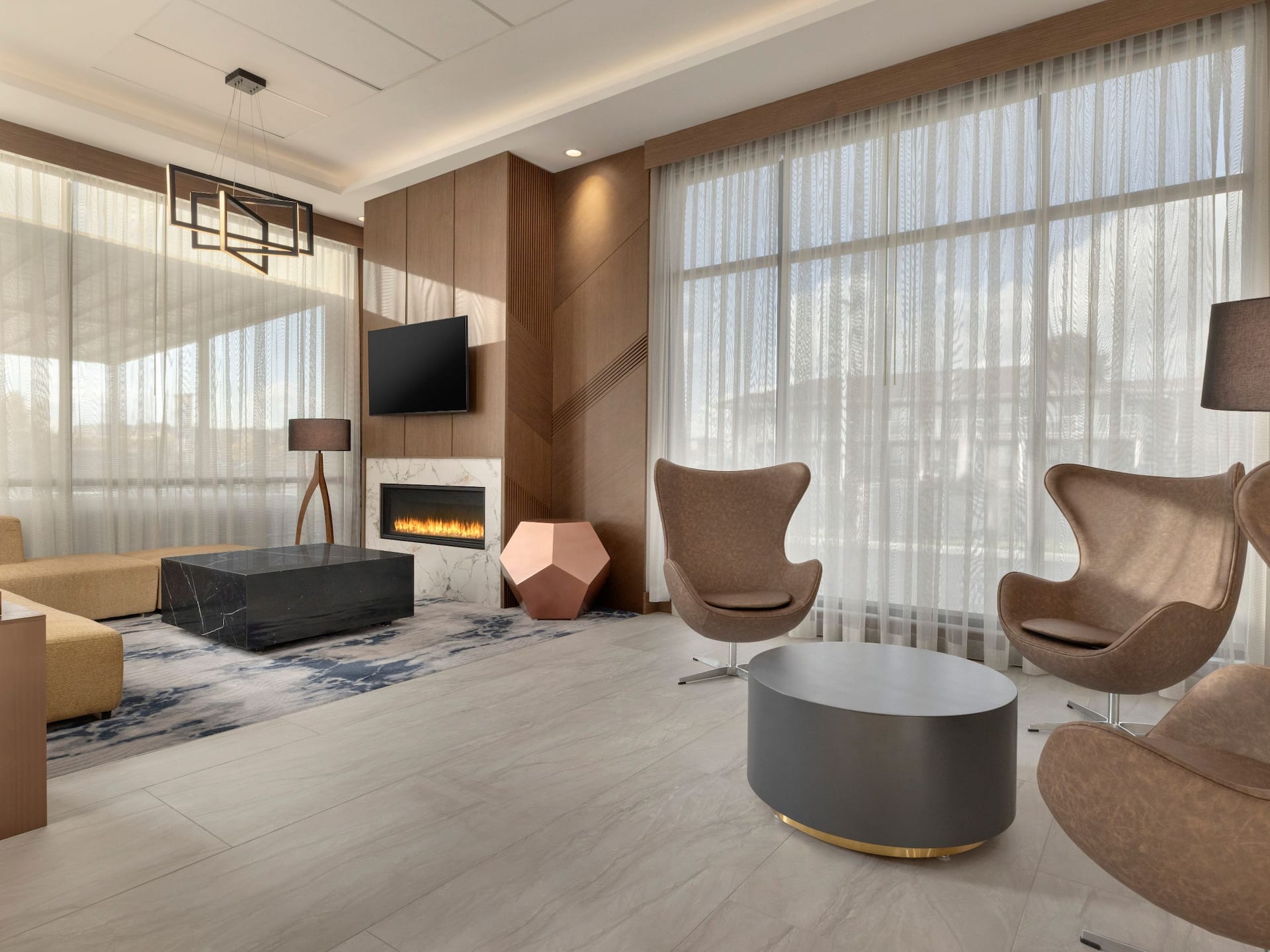Hyatt Place Windsor Lobby Lounge Seating
