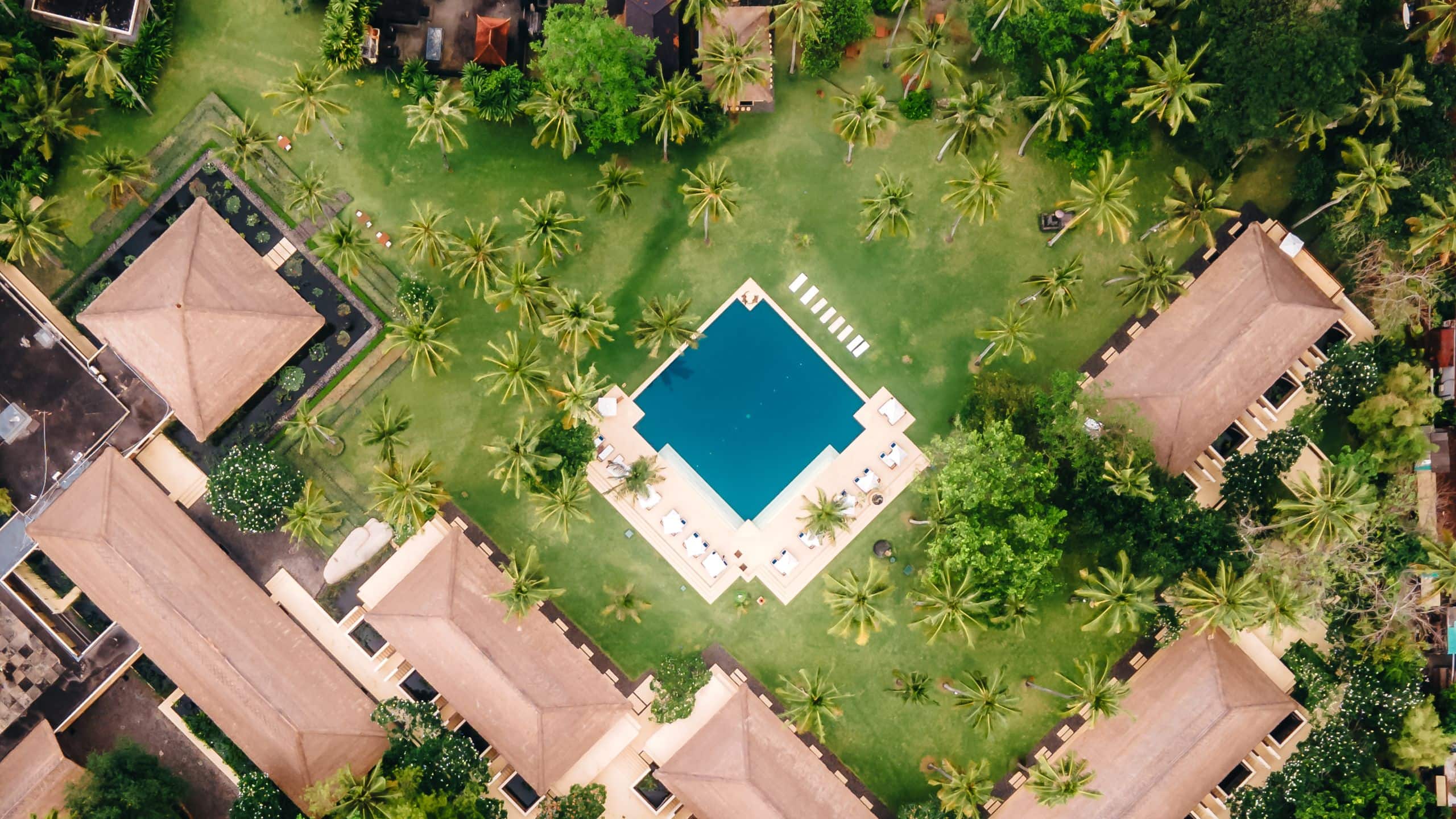 Alila Manggis Seaside Aerial View