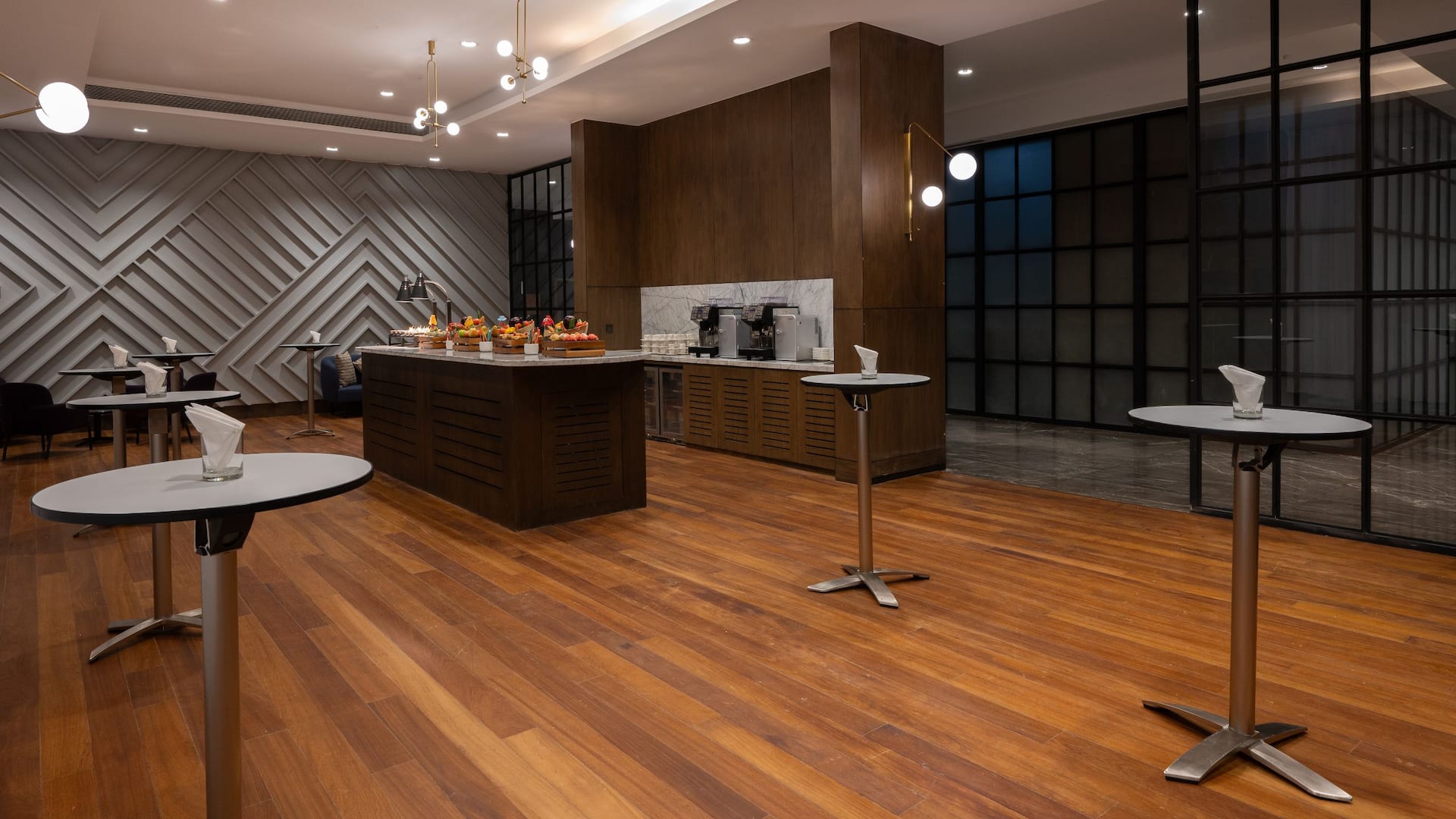 9 of 9 Hyatt Regency Nairobi Westlands Prefunction Area Cocktail Set Up