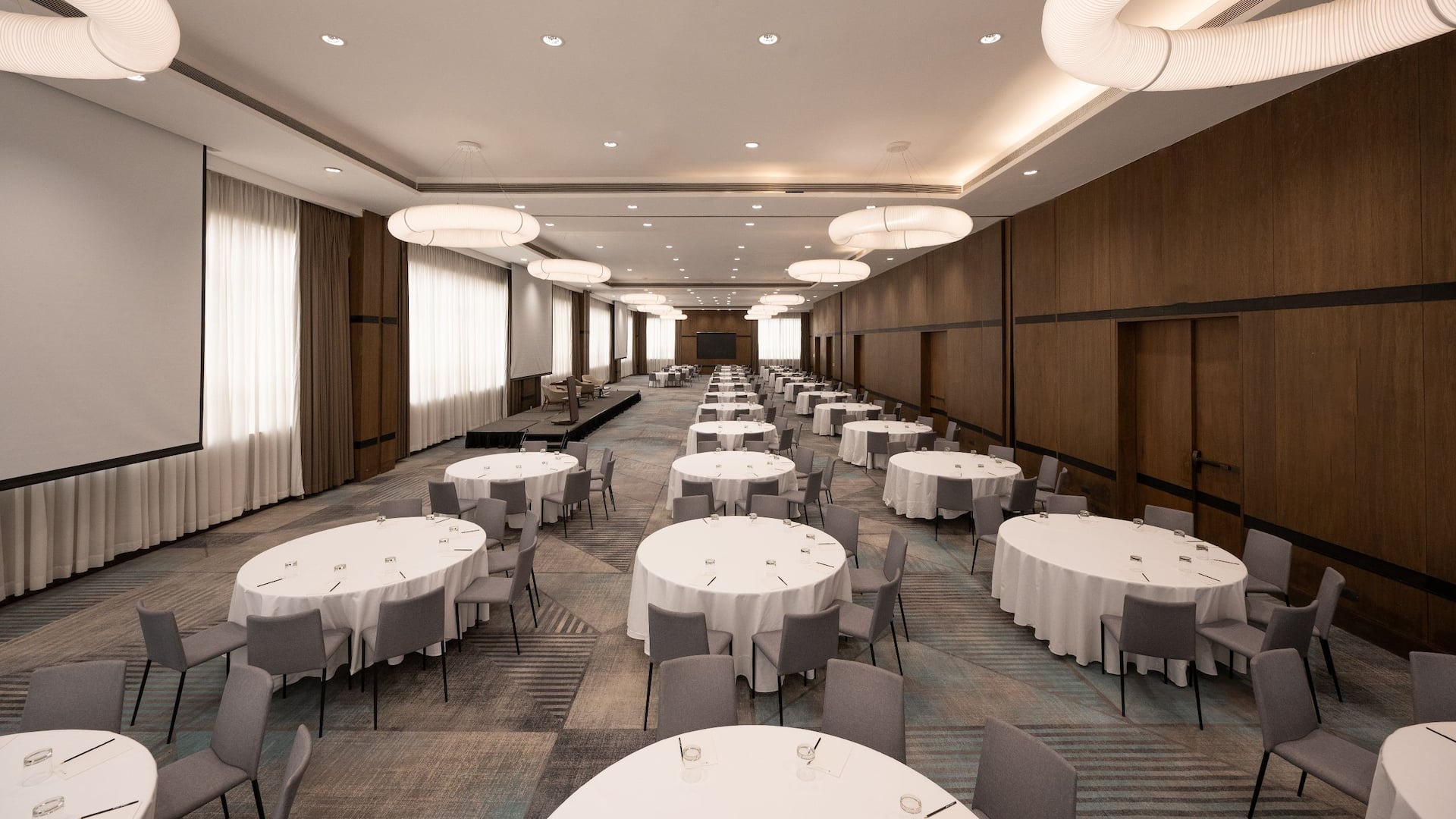 1 of 5 Hyatt Regency Nairobi Westlands Regency Ballroom Cabaret Set Up