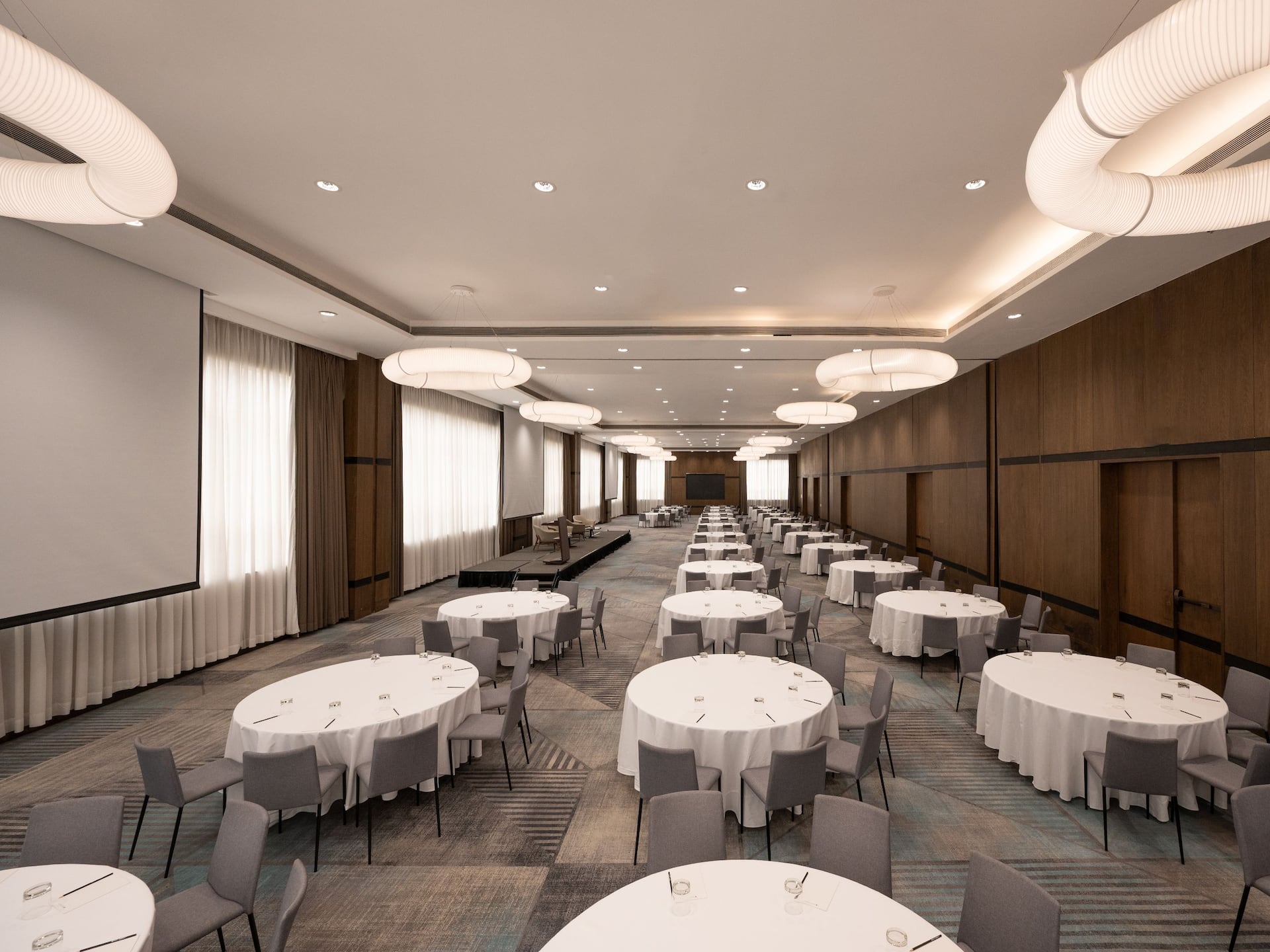 Hyatt Regency Nairobi Westlands Regency Ballroom Cabaret Set Up