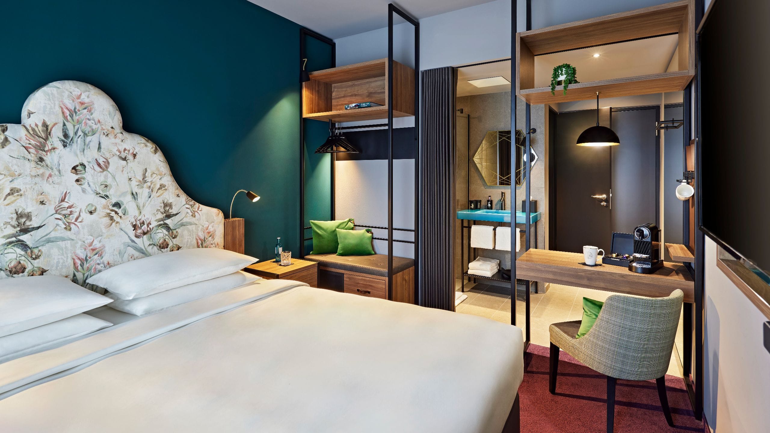 第 4，共 5 me and all hotel dusseldorf oberkassel 1 King Bed Coffee